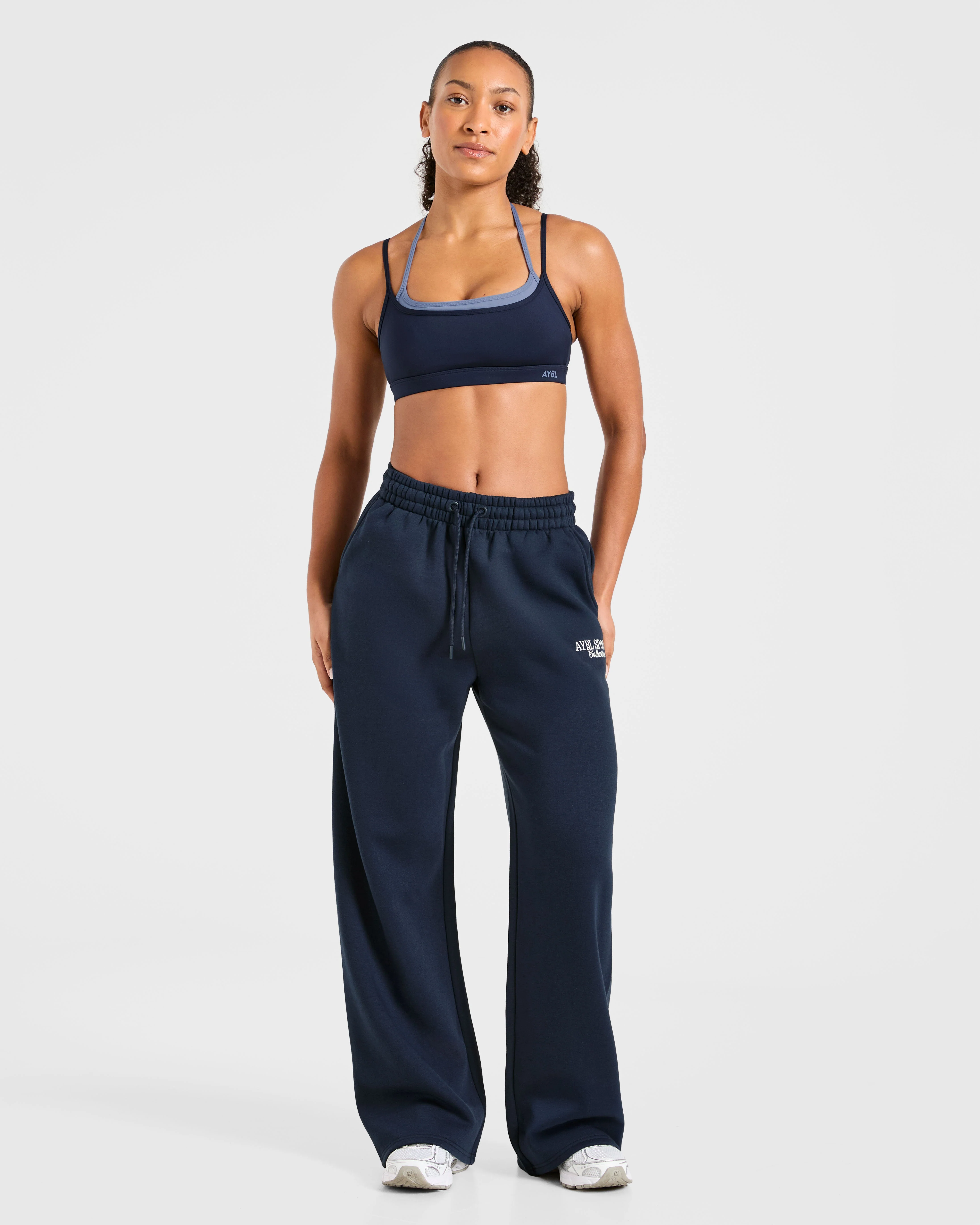 Sports Collective Oversized Straight Leg Joggers - True Navy - Image 3