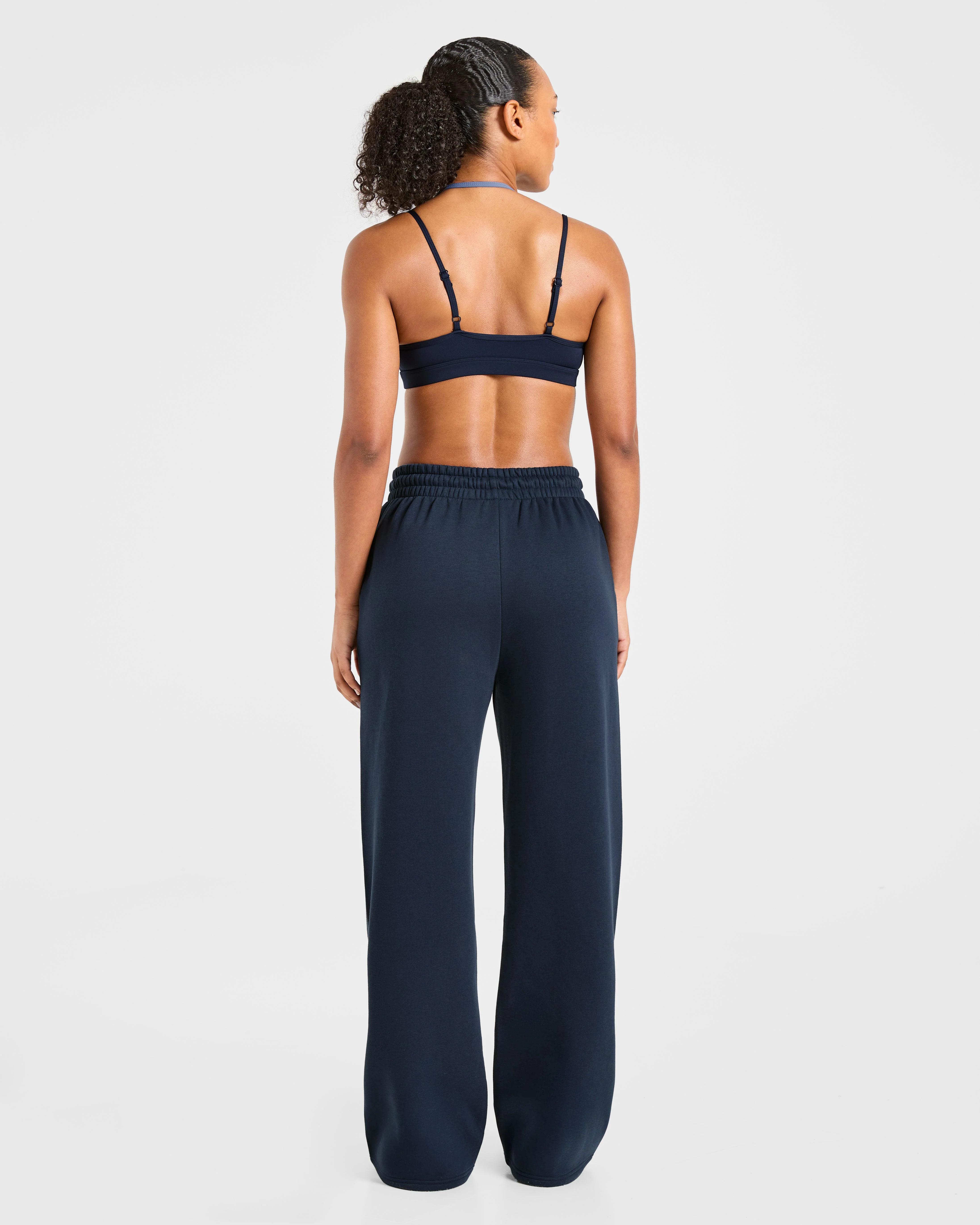 Sports Collective Oversized Straight Leg Joggers - True Navy - Image 4