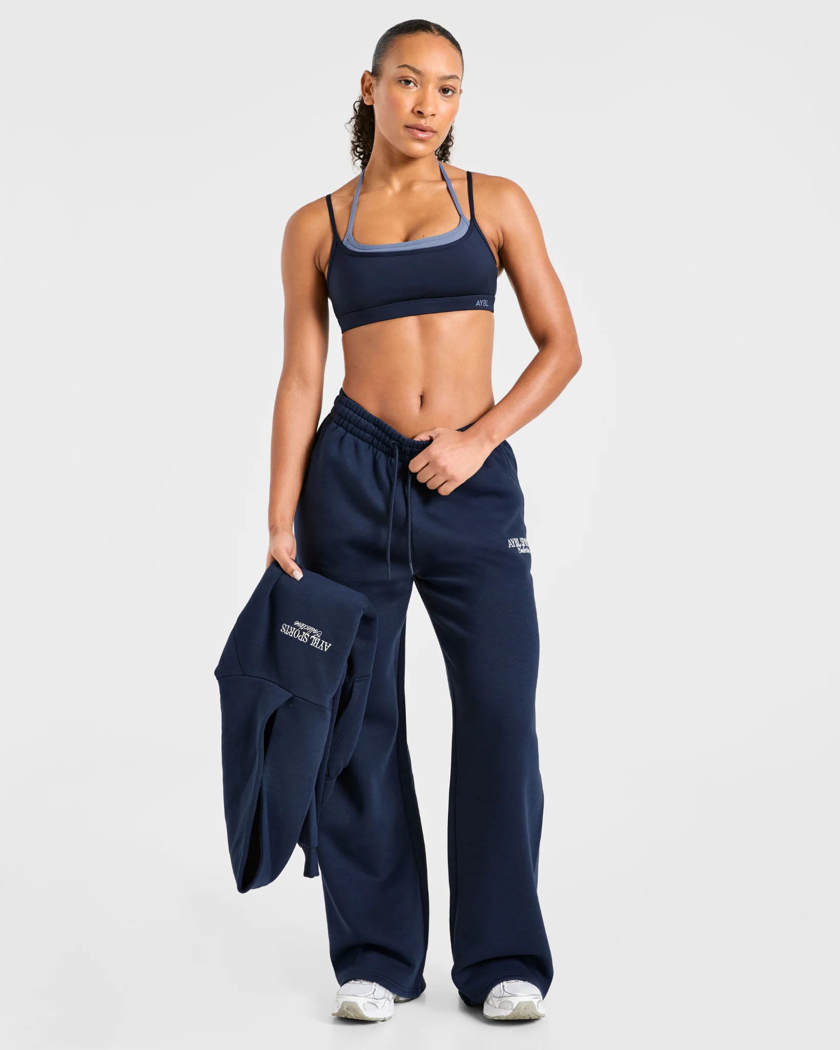 Sports Collective Oversized Straight Leg Joggers - True Navy - Image 8