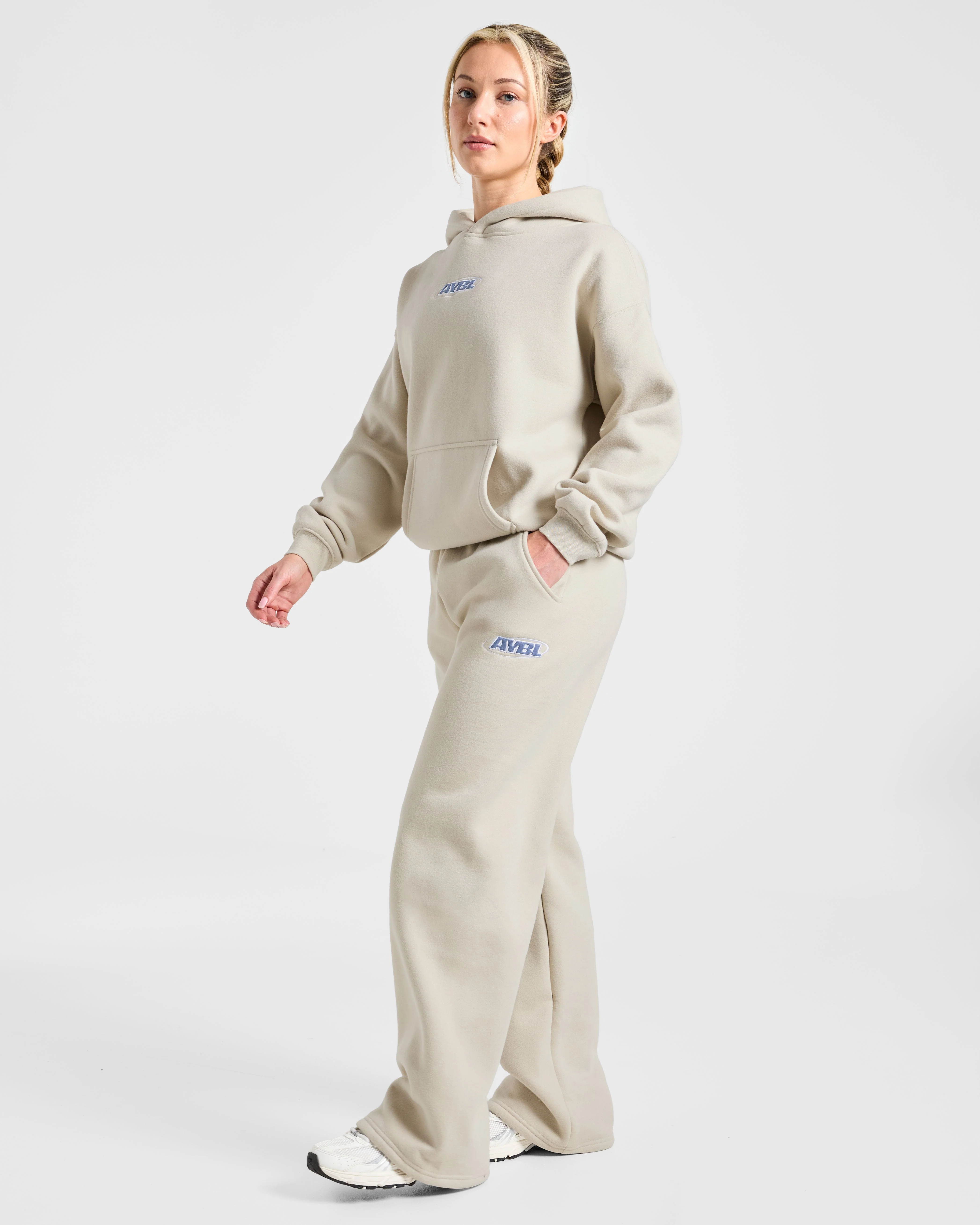 Sports Essentials Oversized Hoodie - Sand - Image 8