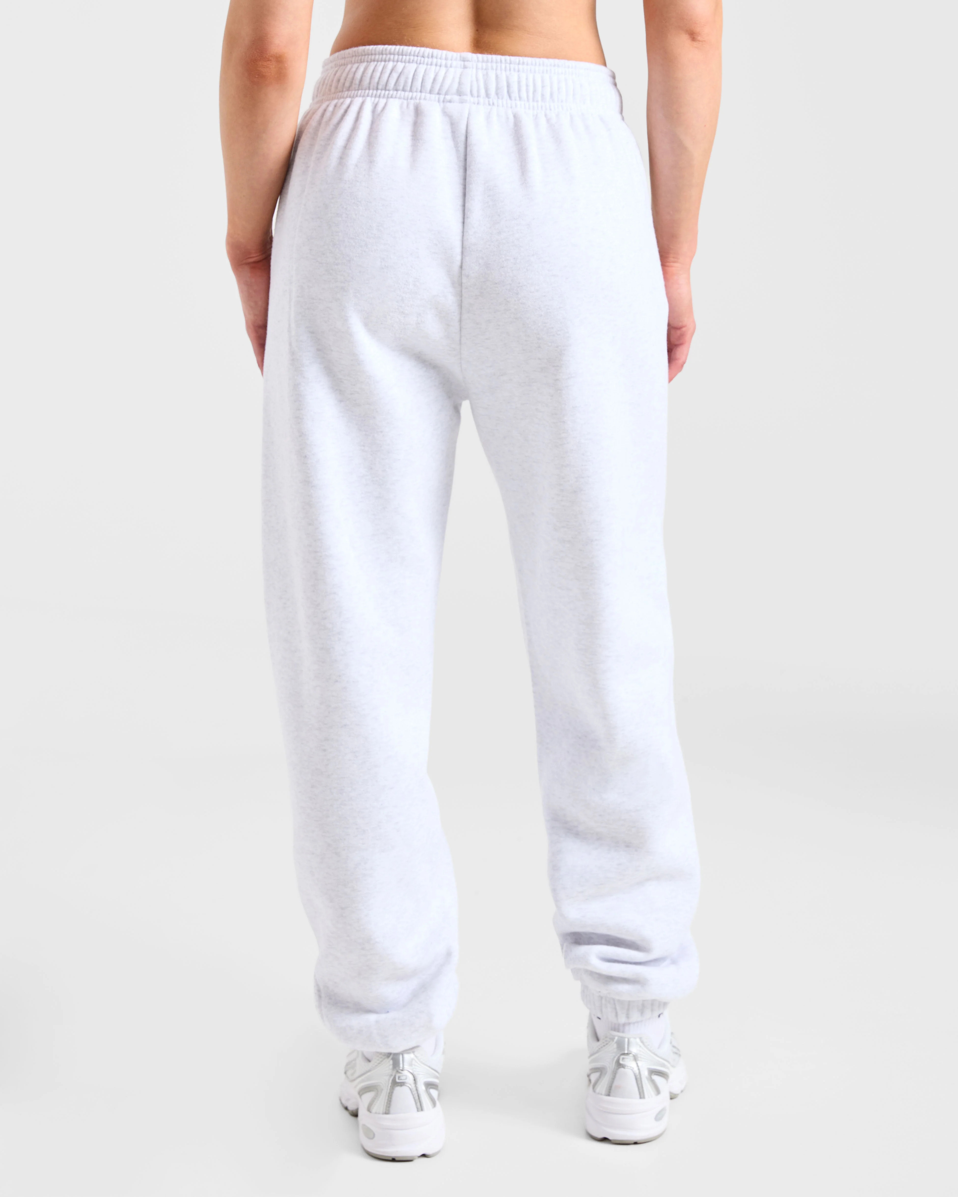 Sports Essentials Oversized Joggers - Heather Grey/Black - Image 2