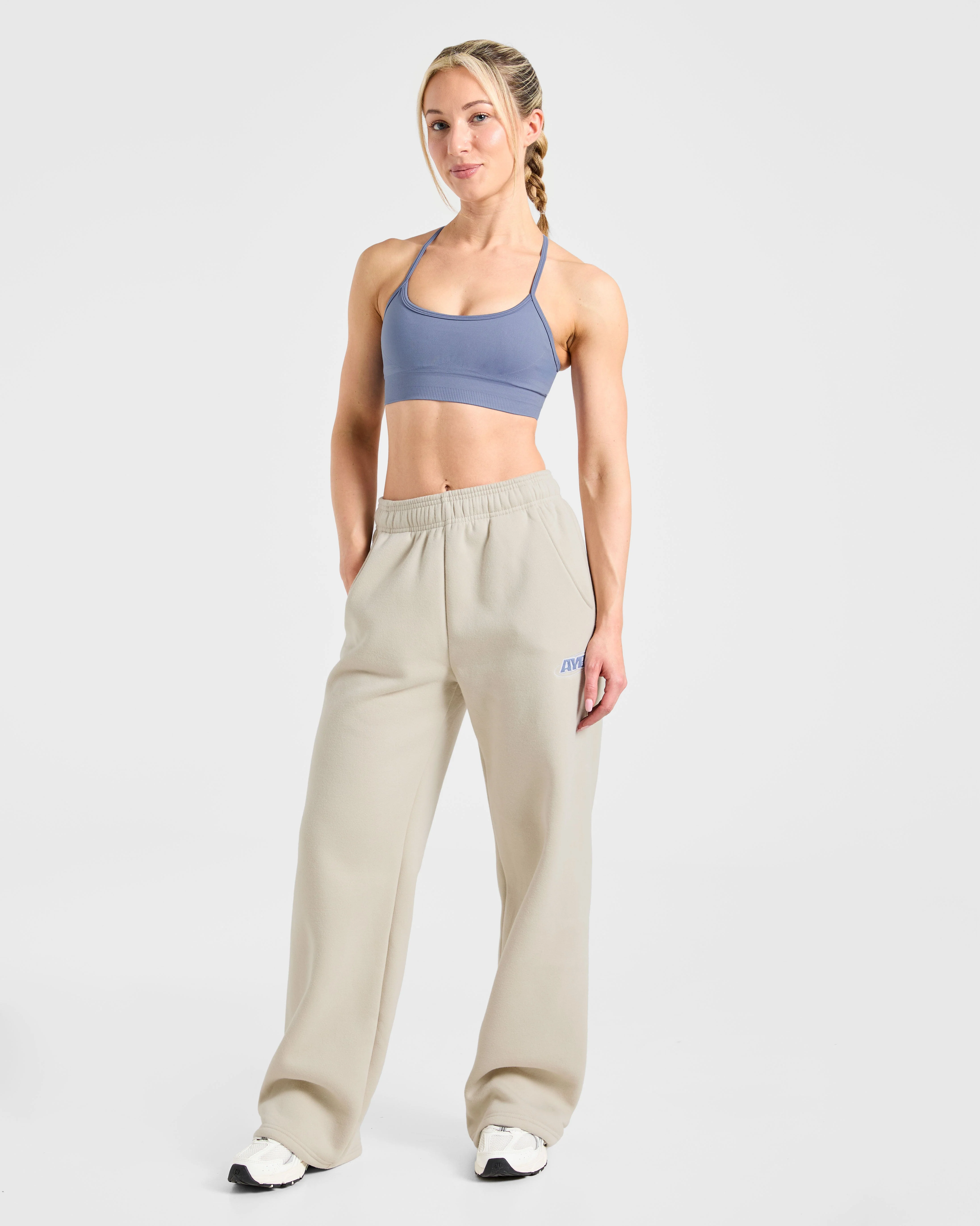 Sports Essentials Oversized Straight Leg Joggers - Sand - Image 3