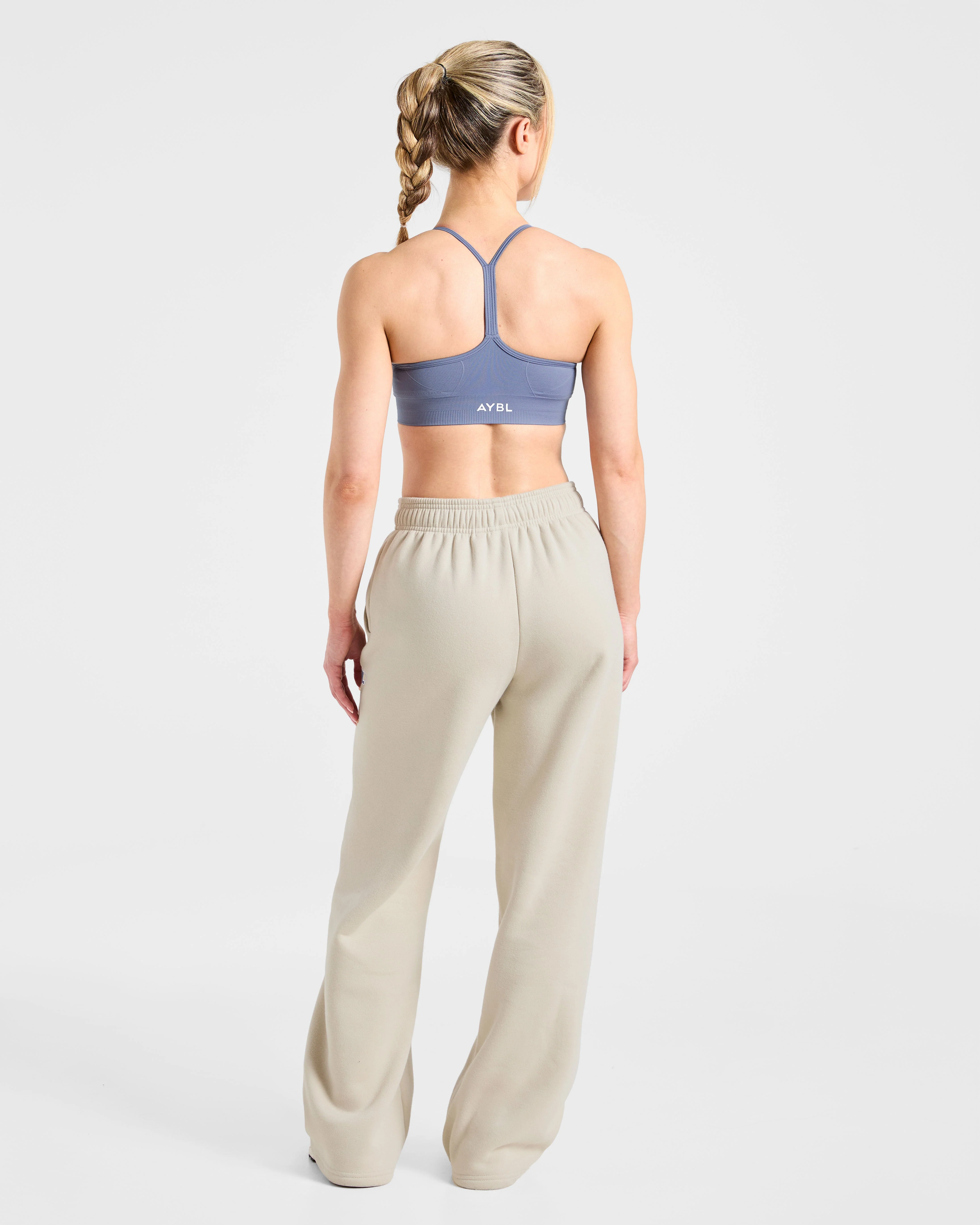 Sports Essentials Oversized Straight Leg Joggers - Sand - Image 4