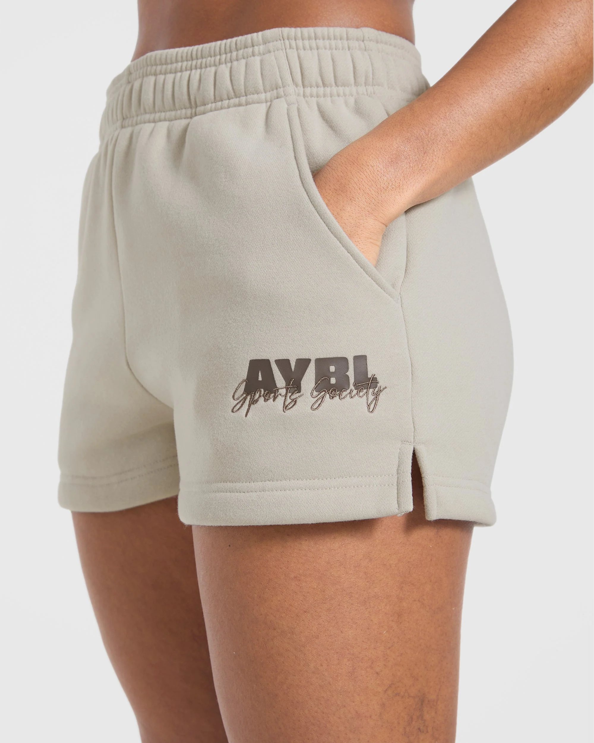 Sports Society Oversized Shorts - Sand - Image 6