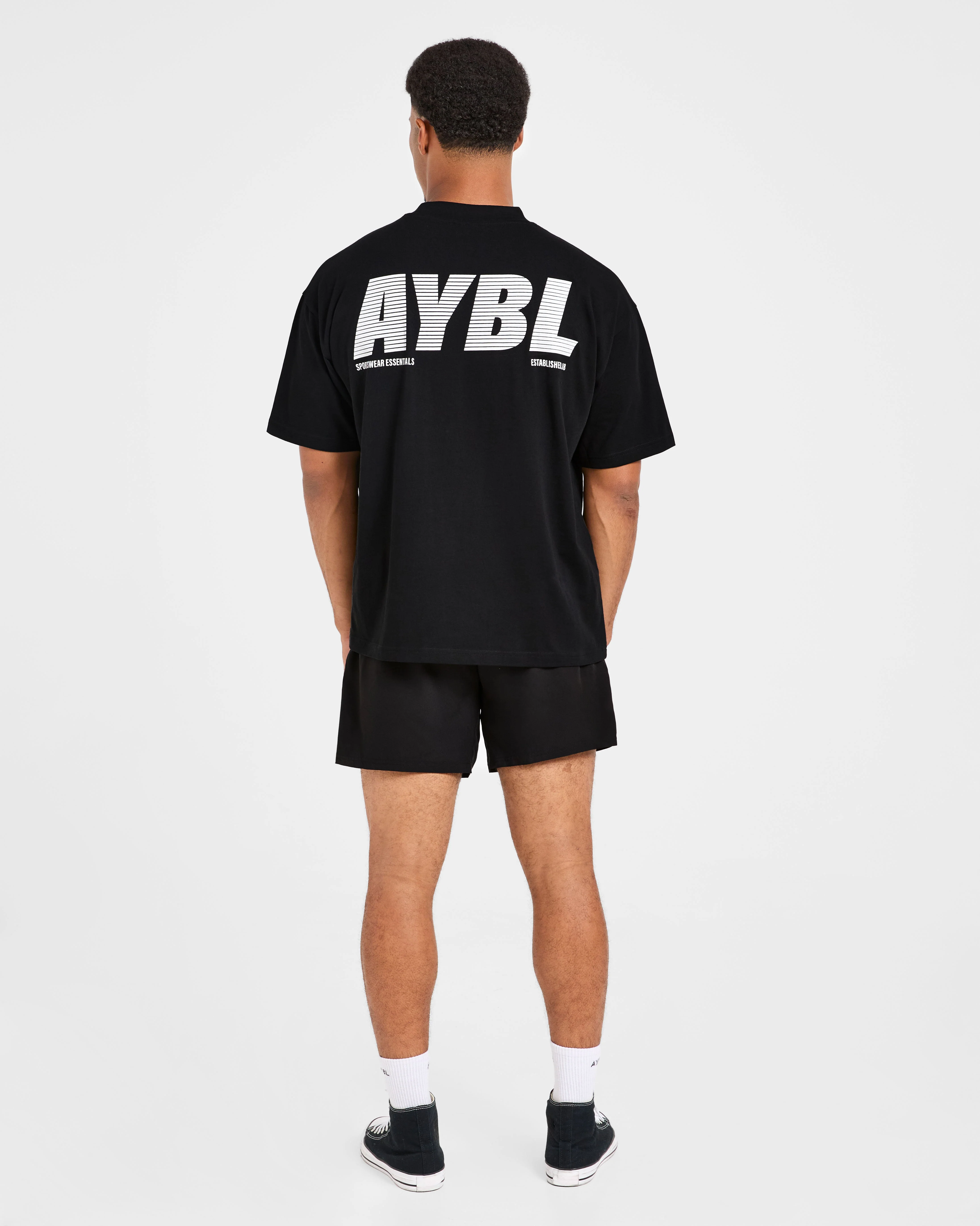 Sportswear Essentials Oversized T Shirt - Black - Image 4