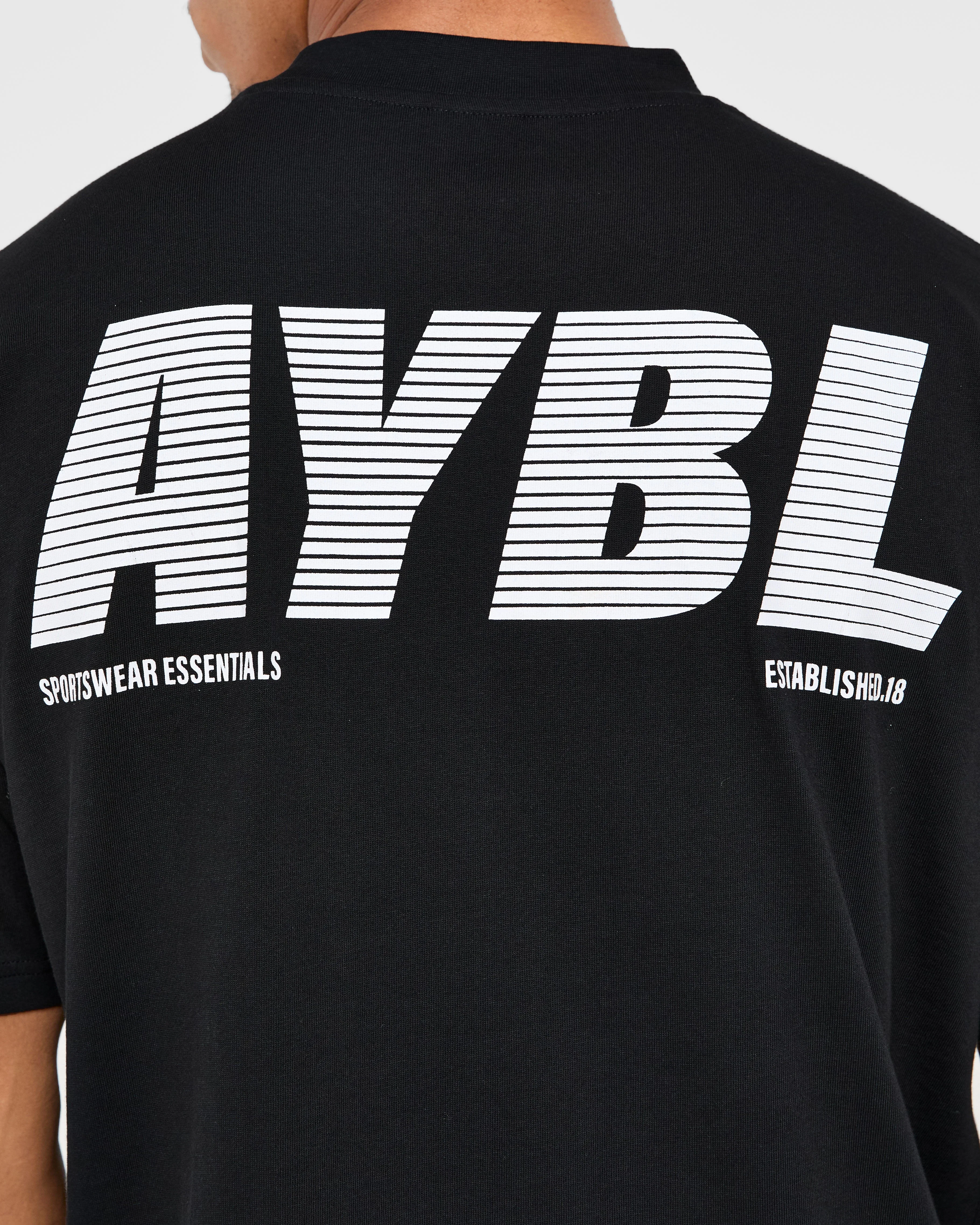 Sportswear Essentials Oversized T Shirt - Black - Image 6