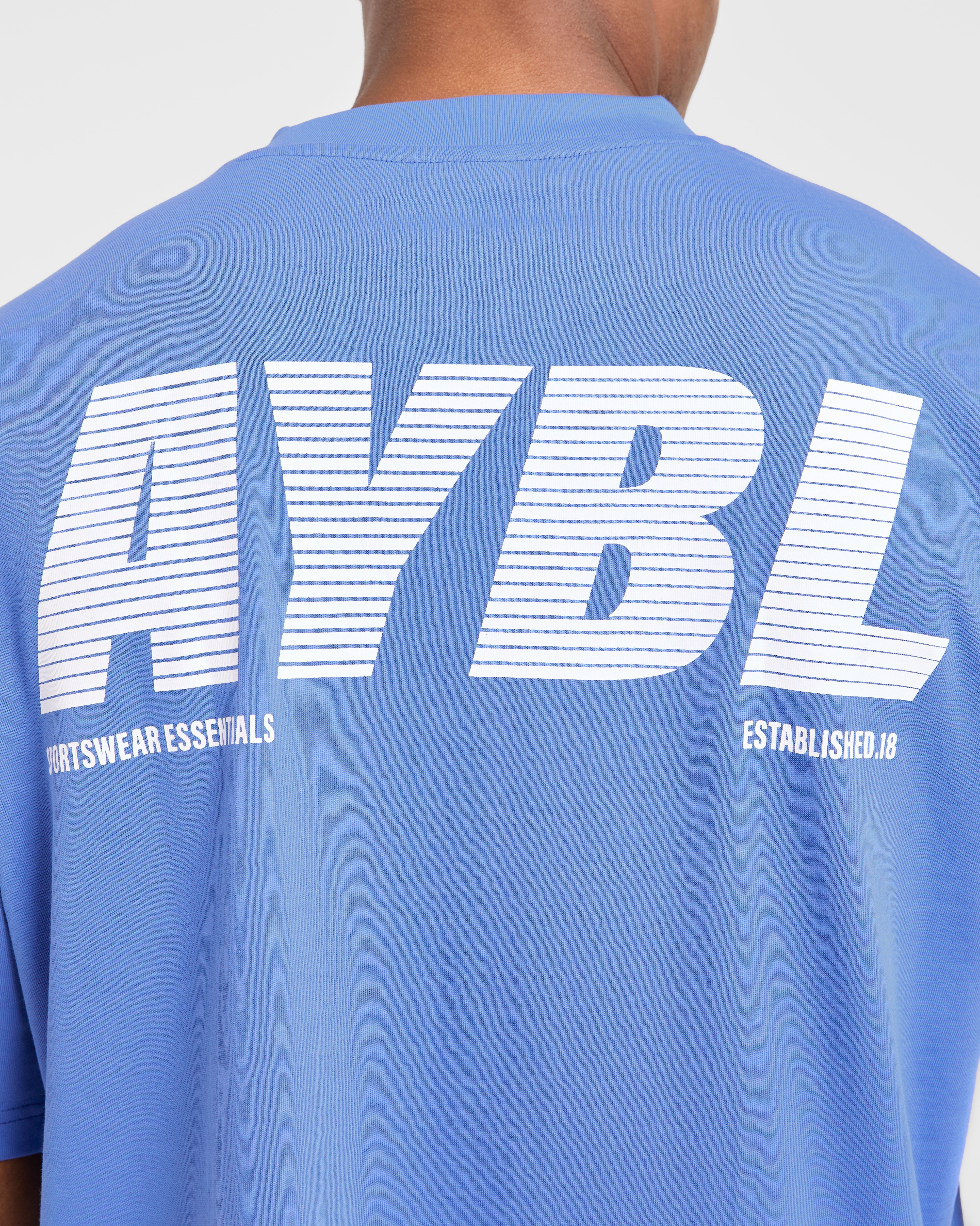 Sportswear Essentials Oversized T Shirt - Indigo Blue - Image 6