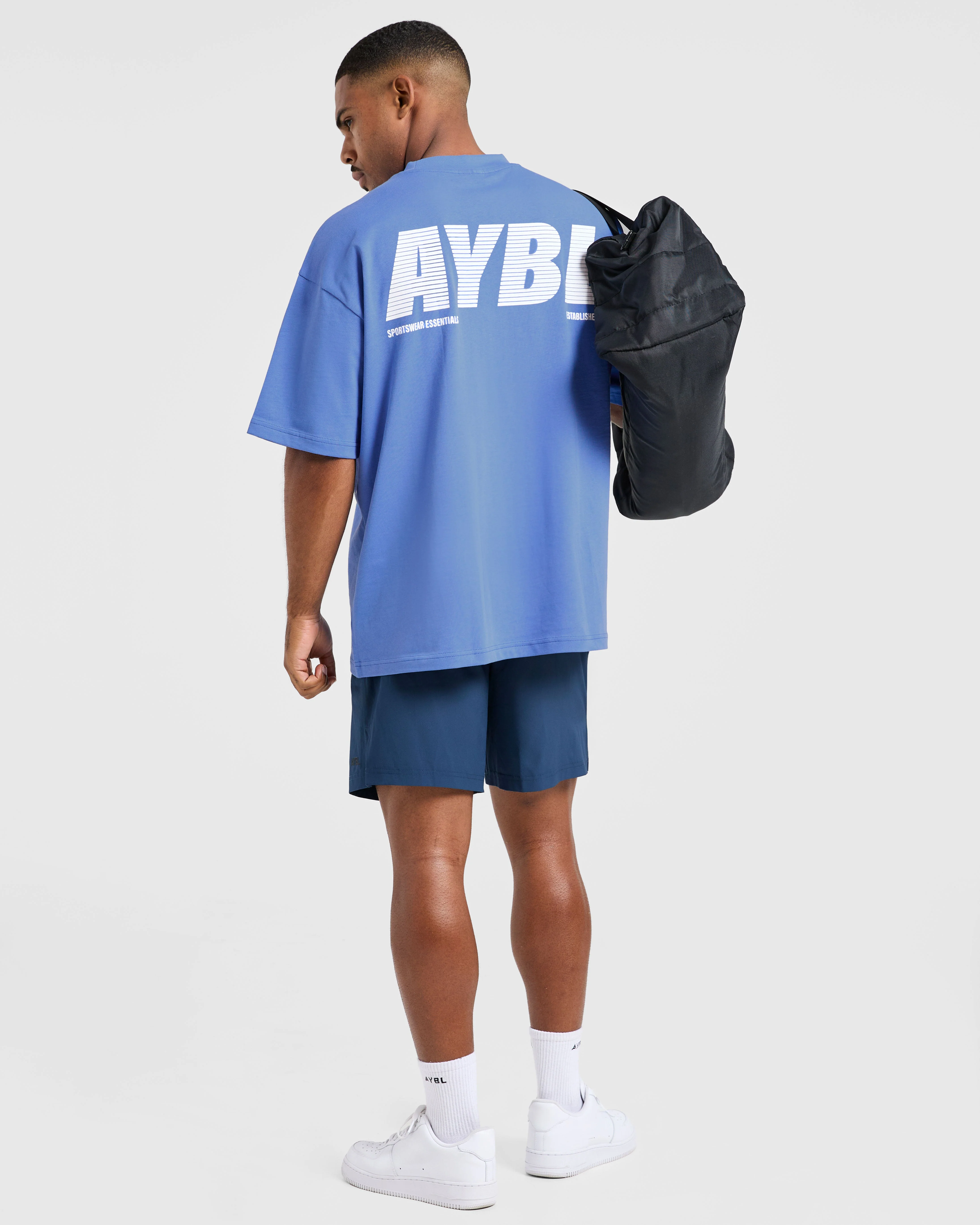 Sportswear Essentials Oversized T Shirt - Indigo Blue - Image 8
