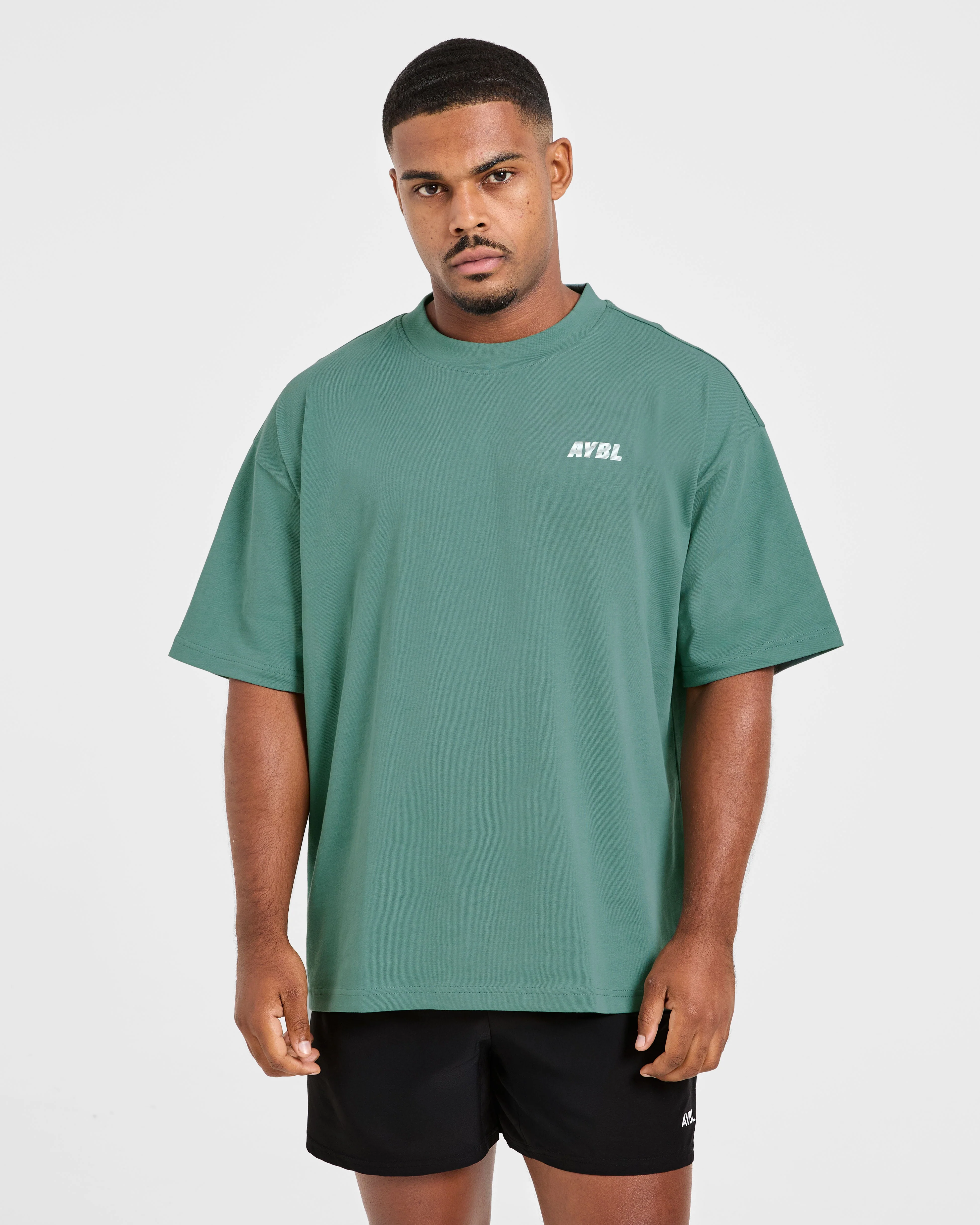 Sportswear Essentials Oversized T Shirt - Ocean Green - Image 2