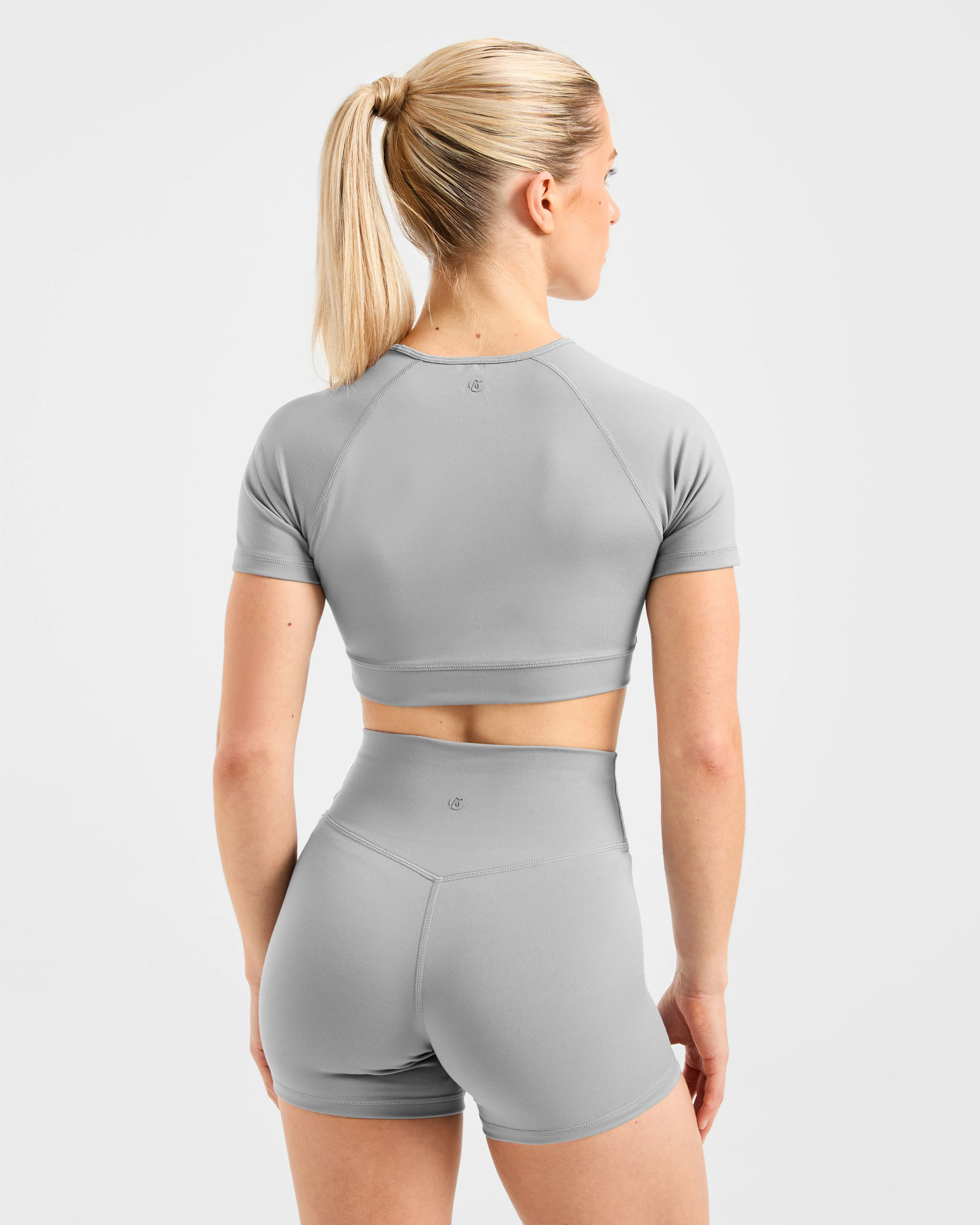 Staple Crop Top - Grey - Image 2