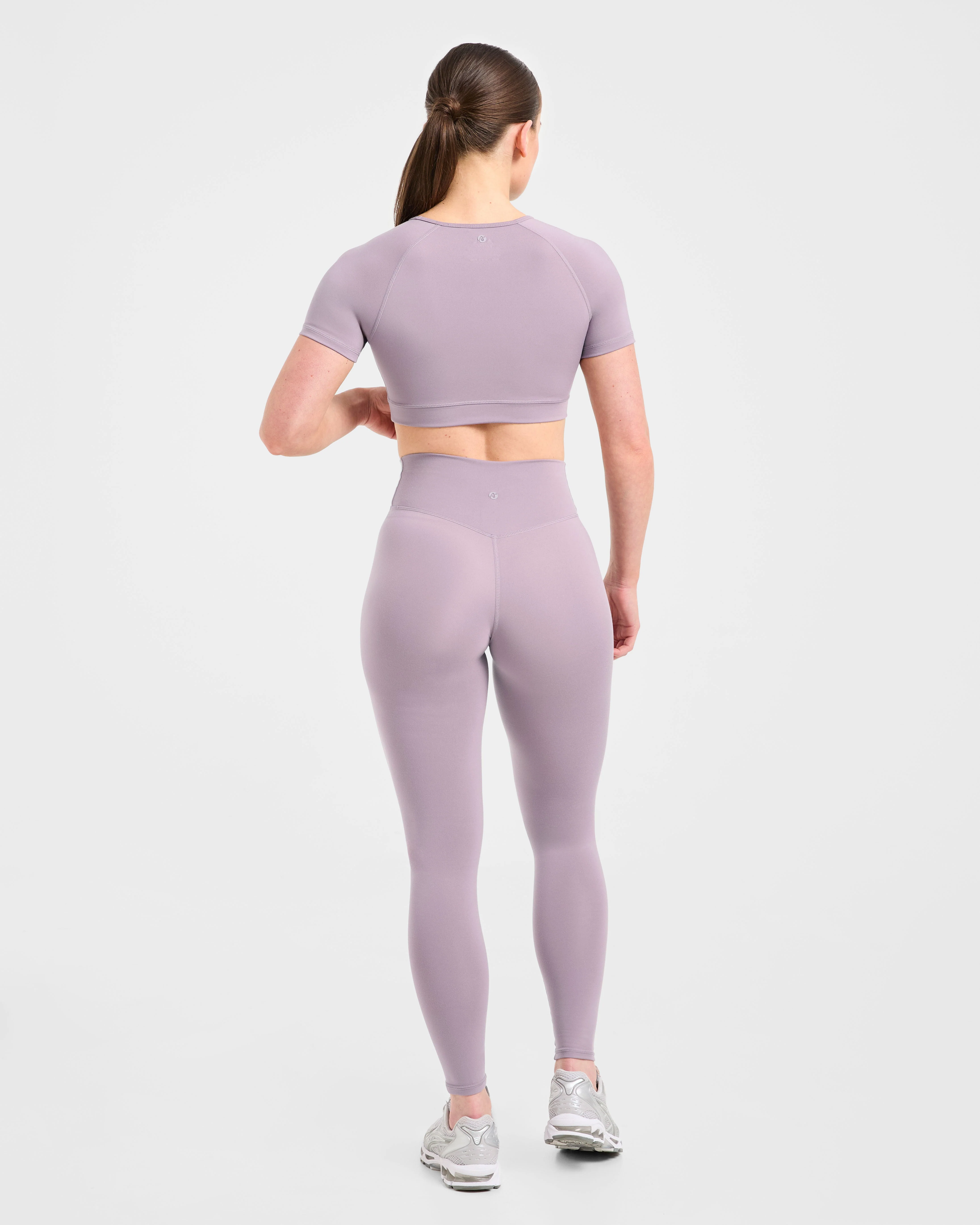 Staple Crop Top - Mauve Purple - Image 4