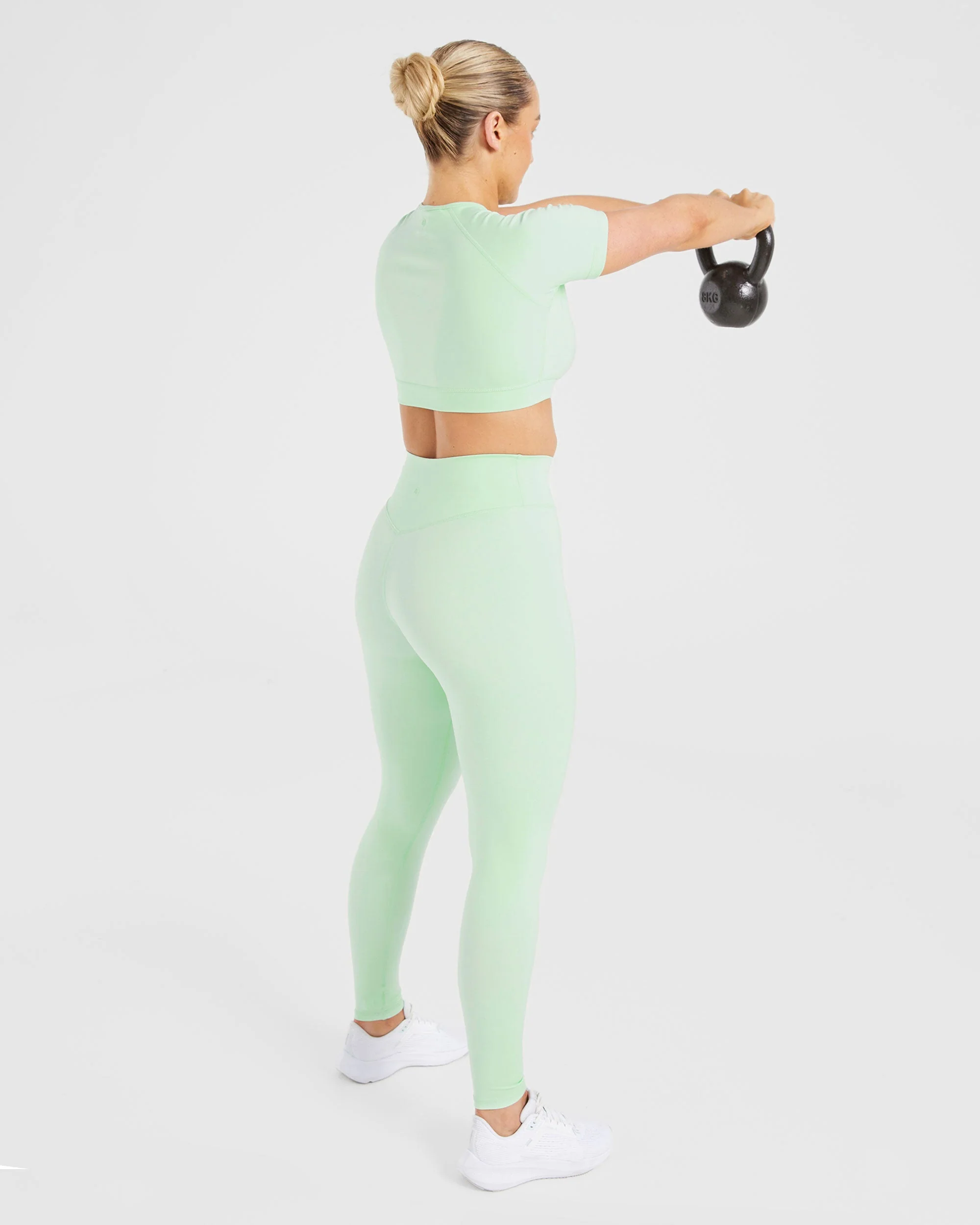 Staple Crop Top - Mint Green - Image 8