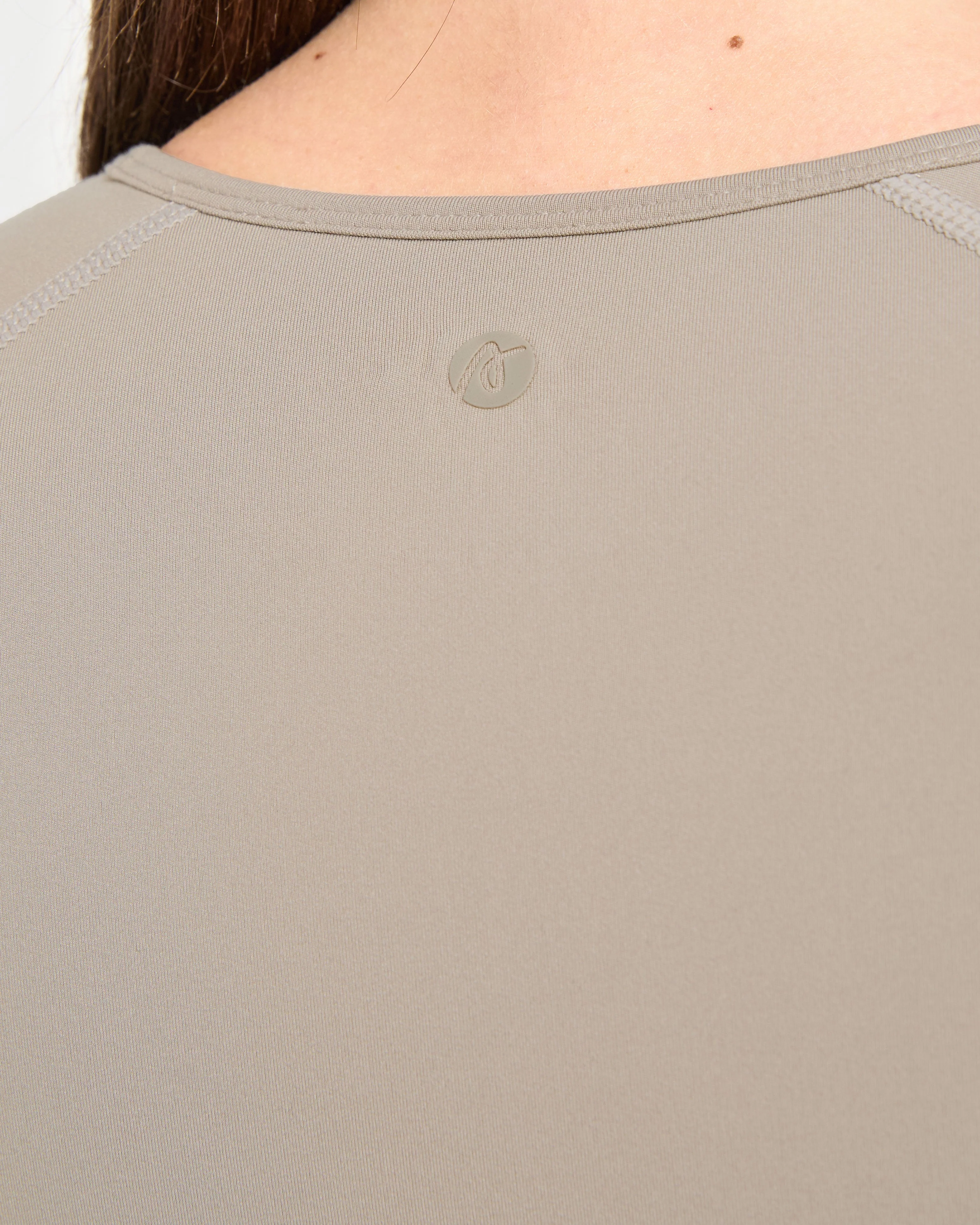 Staple Crop Top - Muted Taupe - Image 6