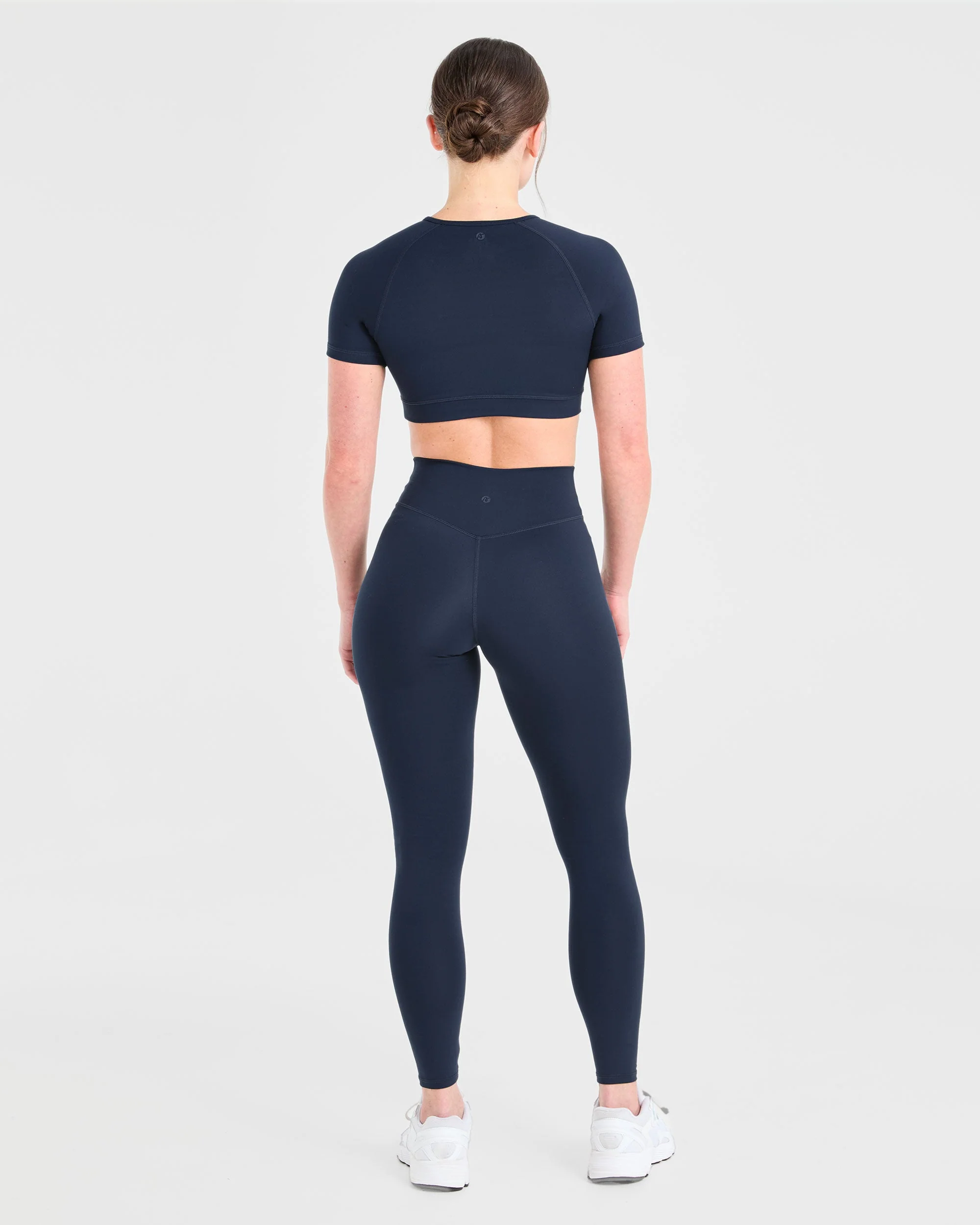 Staple Crop Top - Navy - Image 4