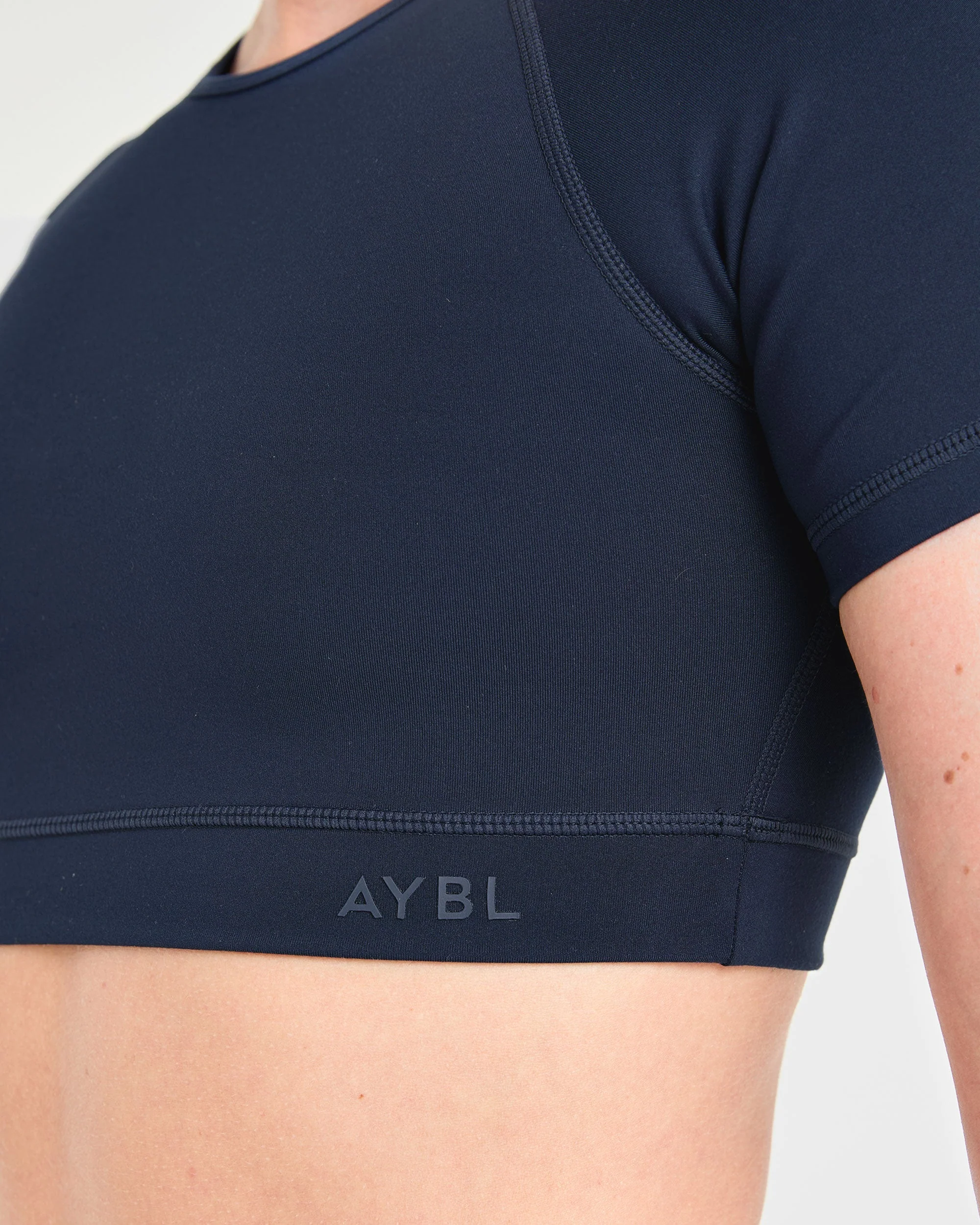 Staple Crop Top - Navy - Image 5