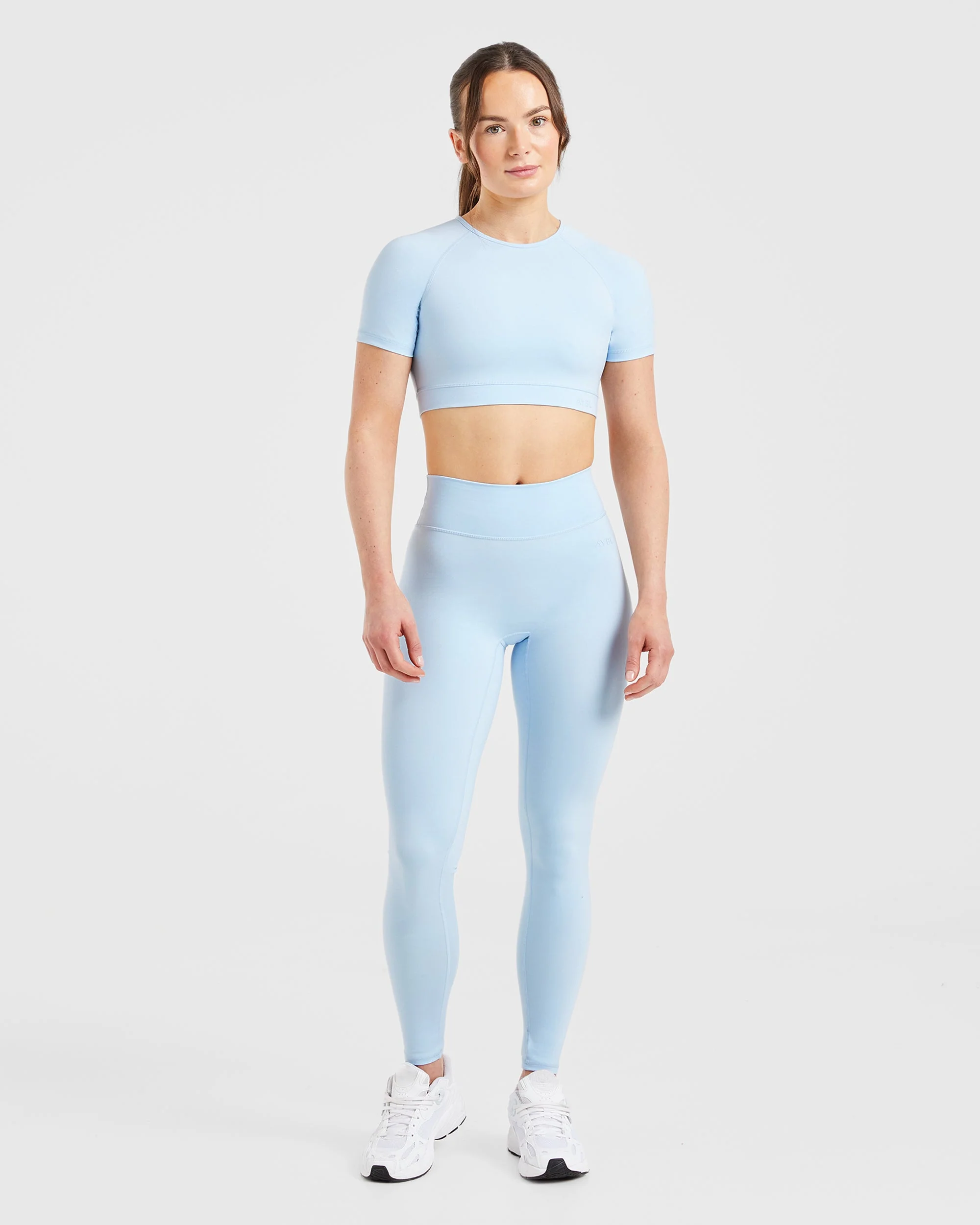 Staple Crop Top - Pastel Blue - Image 3