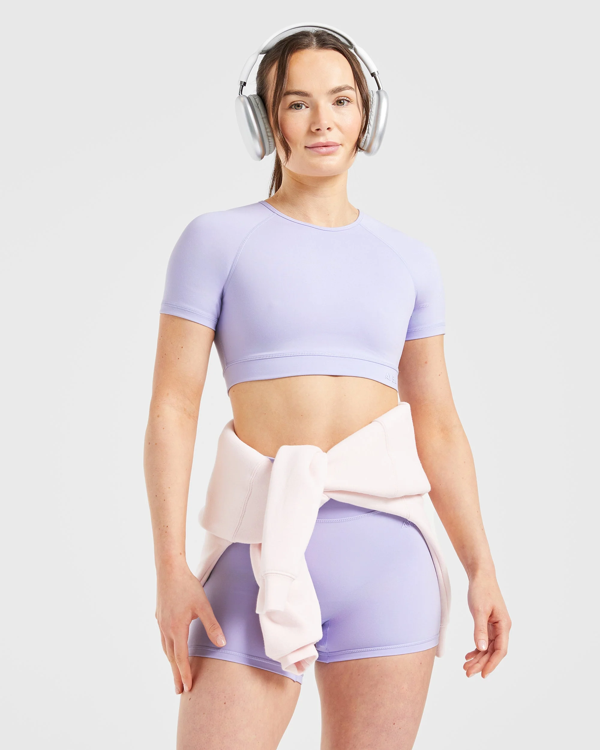 Staple Crop Top - Pastel Lavender - Image 7