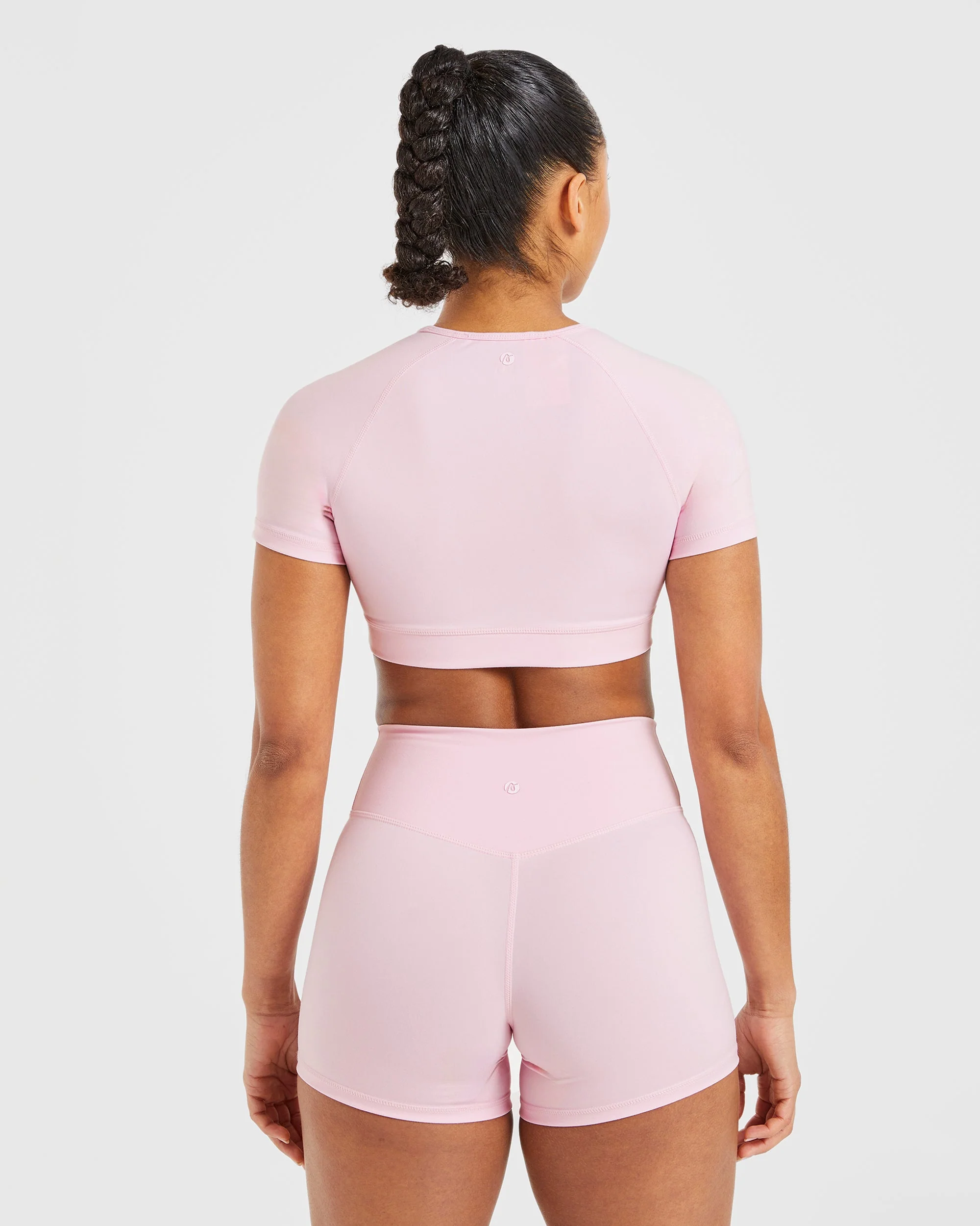 Staple Crop Top - Pastel Pink - Image 2