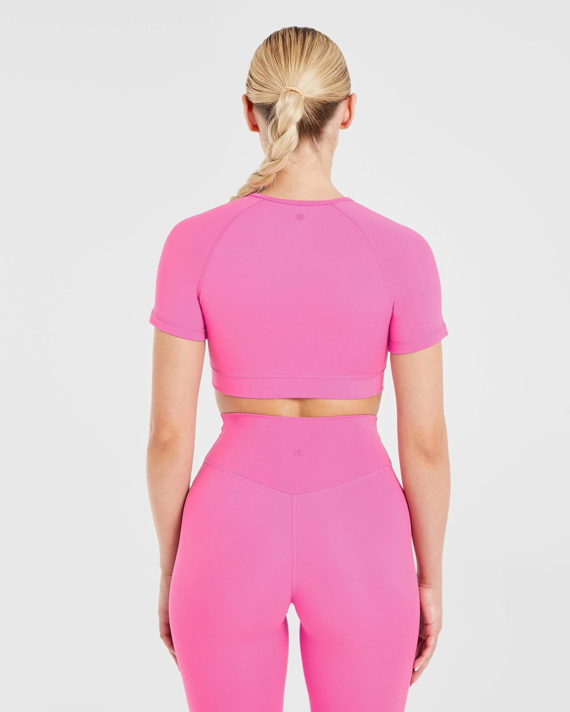 Staple Crop Top - Summer Pink - Image 2