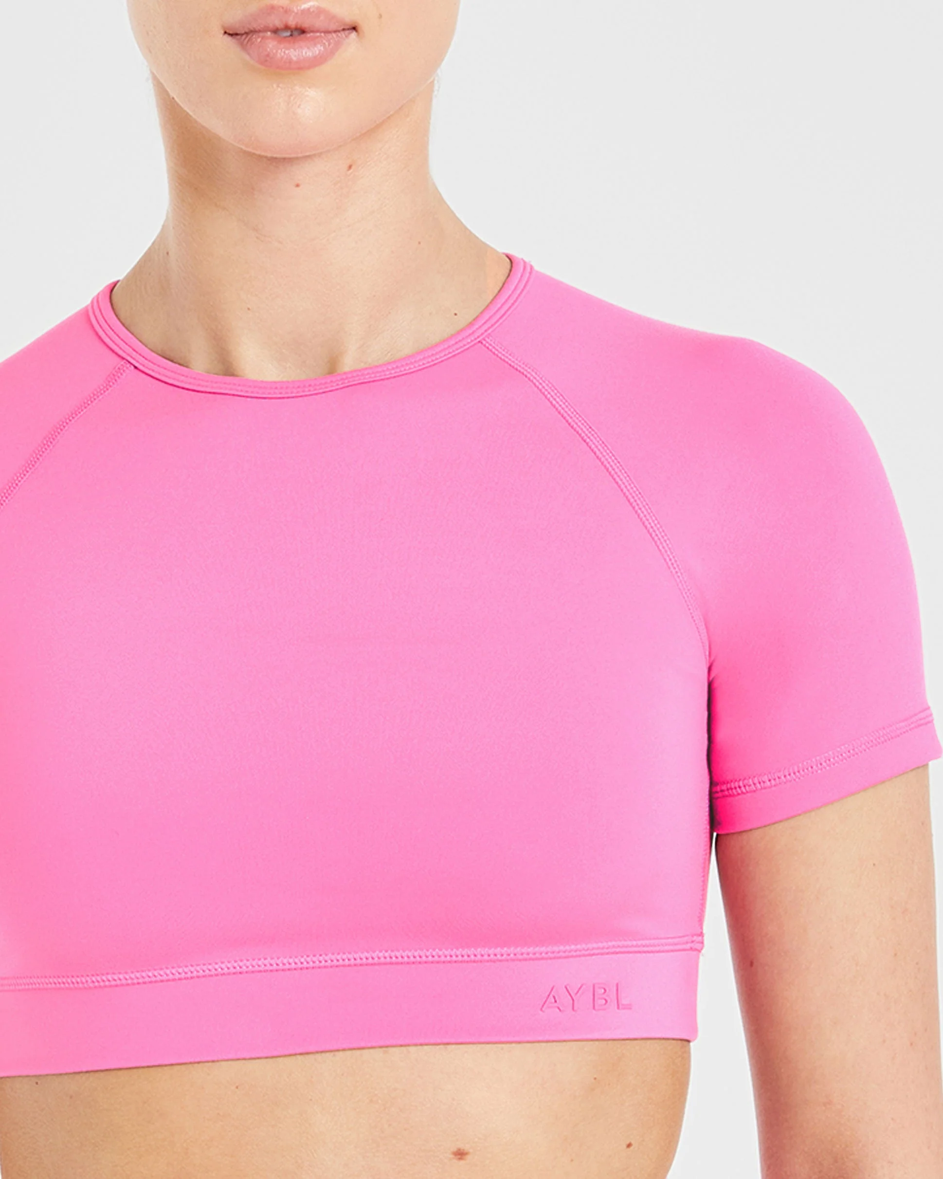 Staple Crop Top - Summer Pink - Image 5