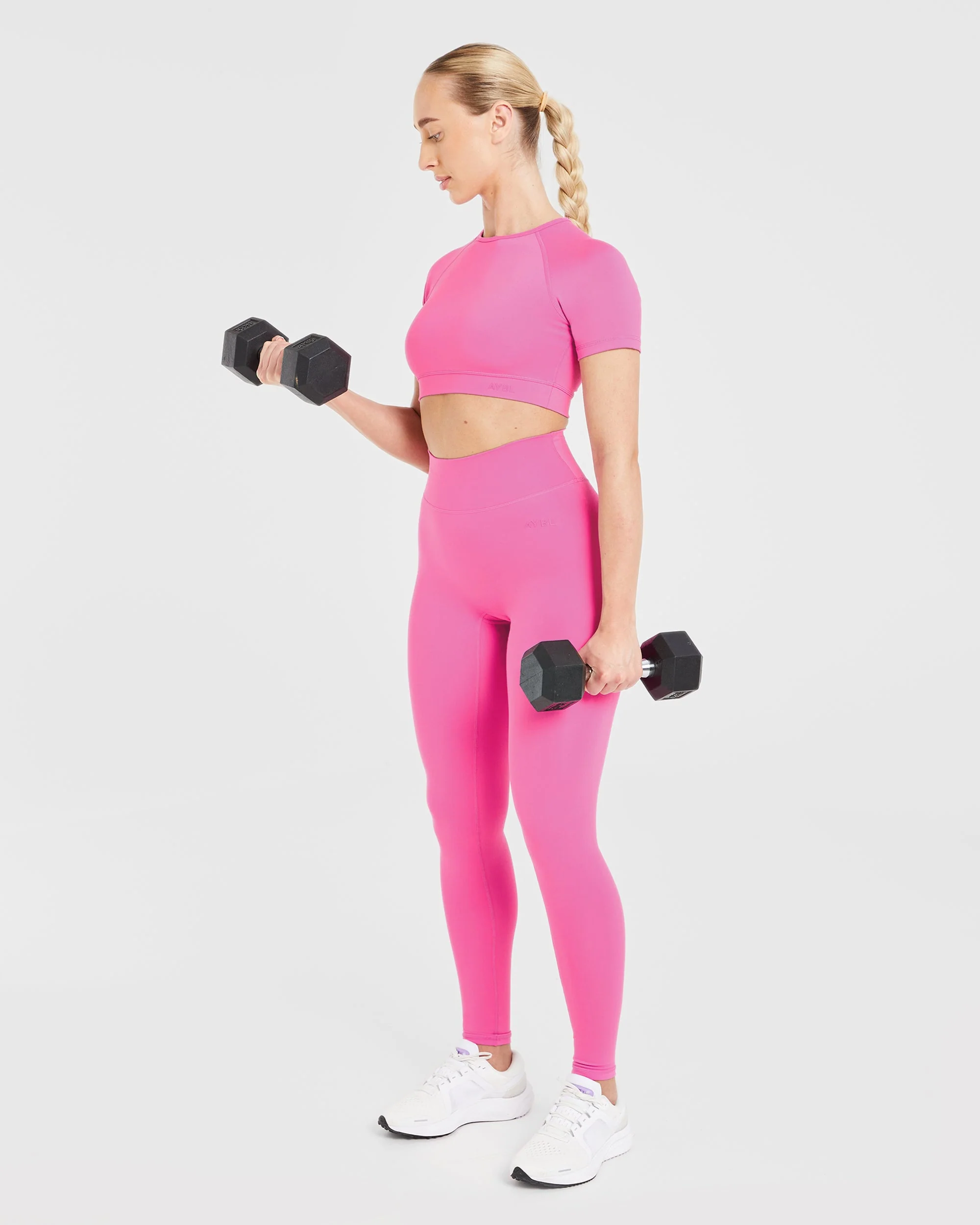 Staple Crop Top - Summer Pink - Image 7