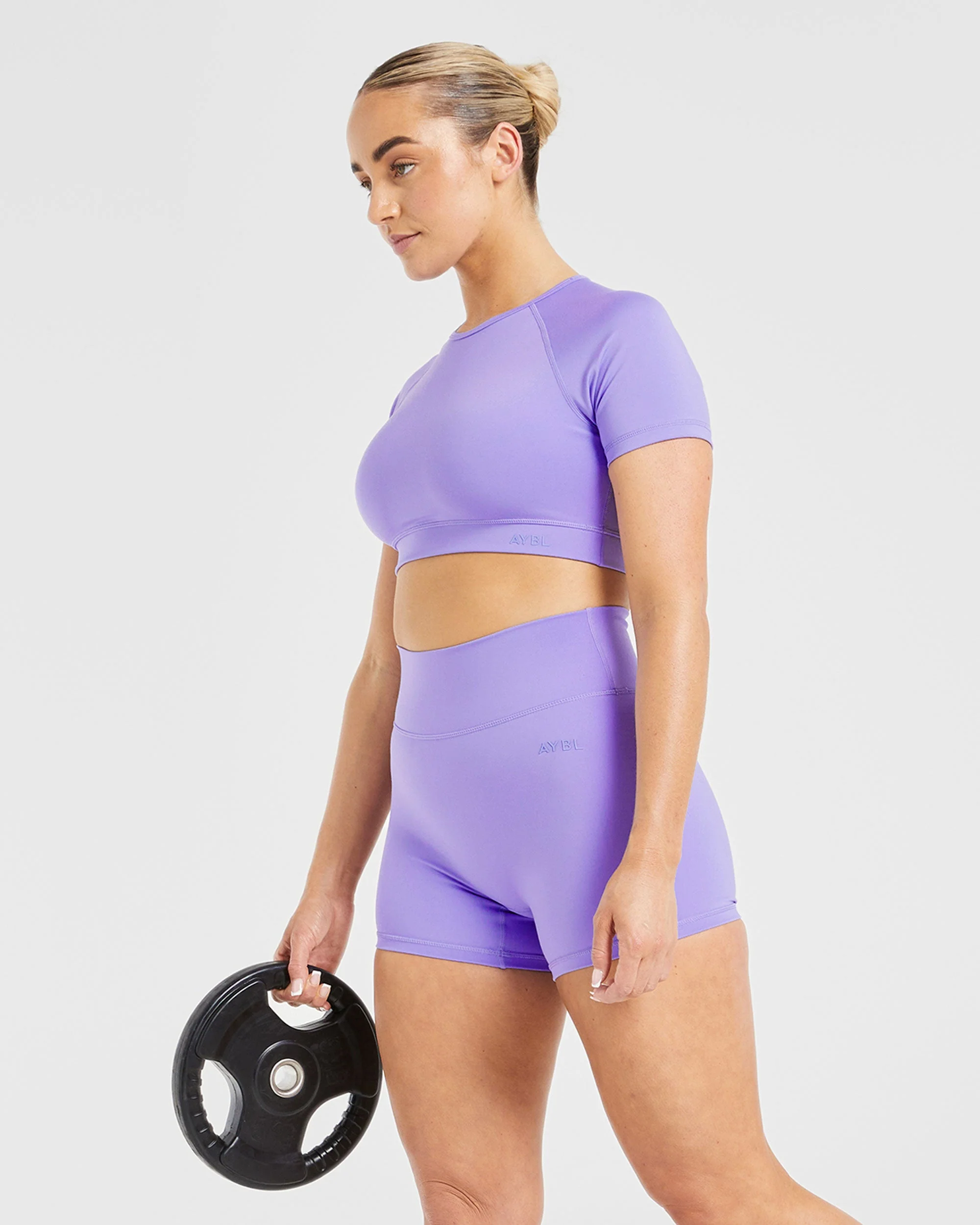 Staple Crop Top - Vibrant Violet - Image 8