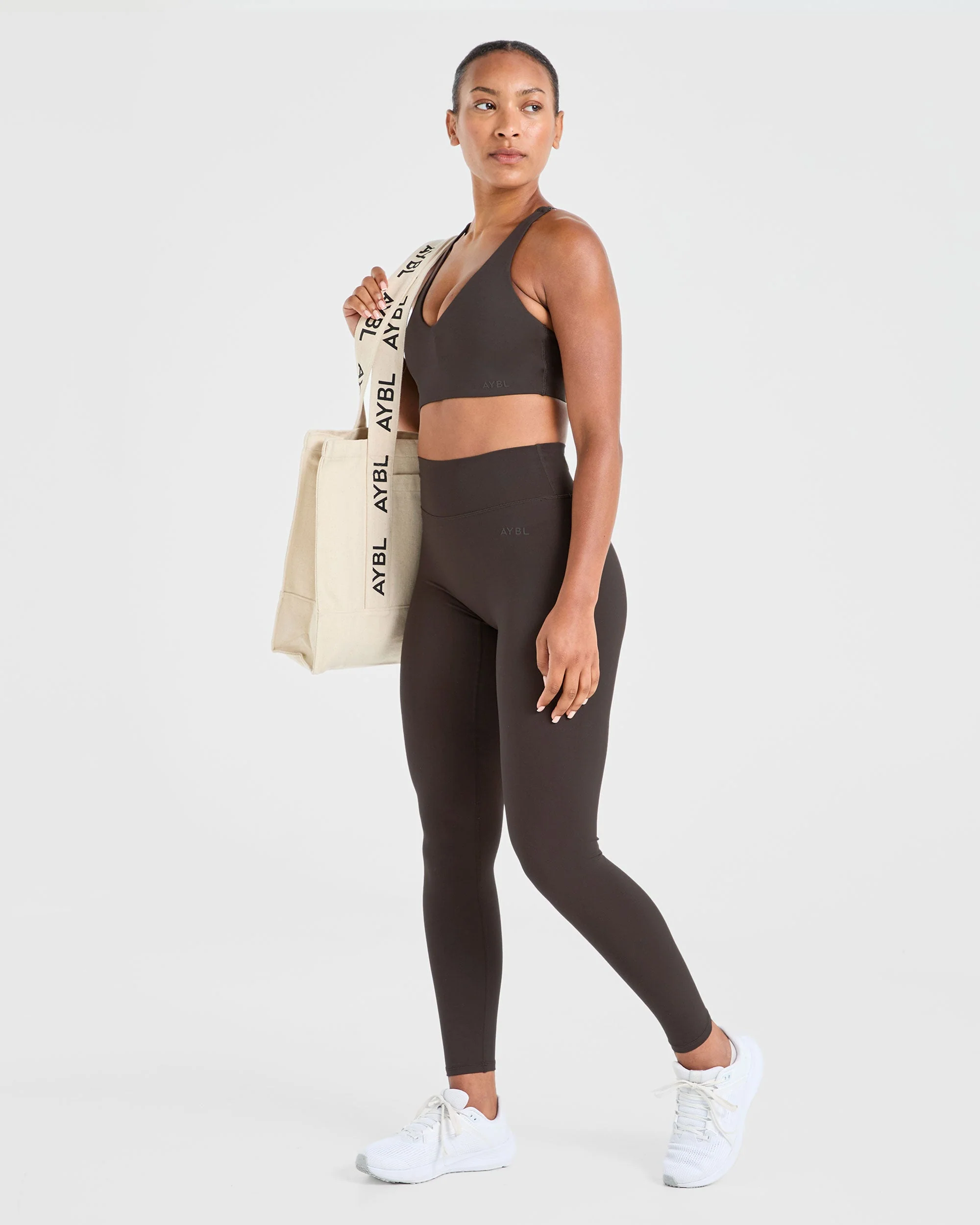 Staple Leggings - Coffee Brown - Image 7