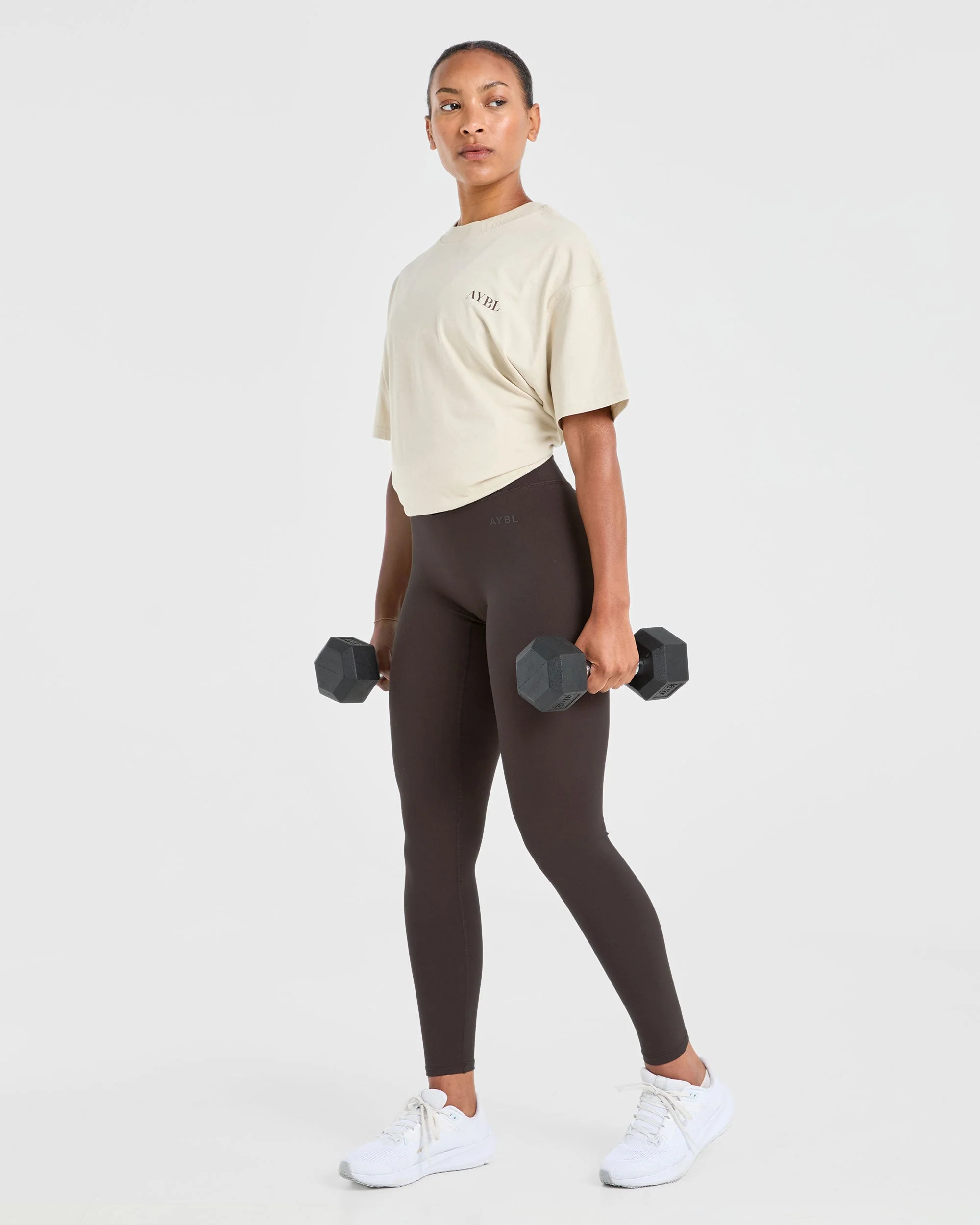 Staple Leggings - Coffee Brown - Image 8