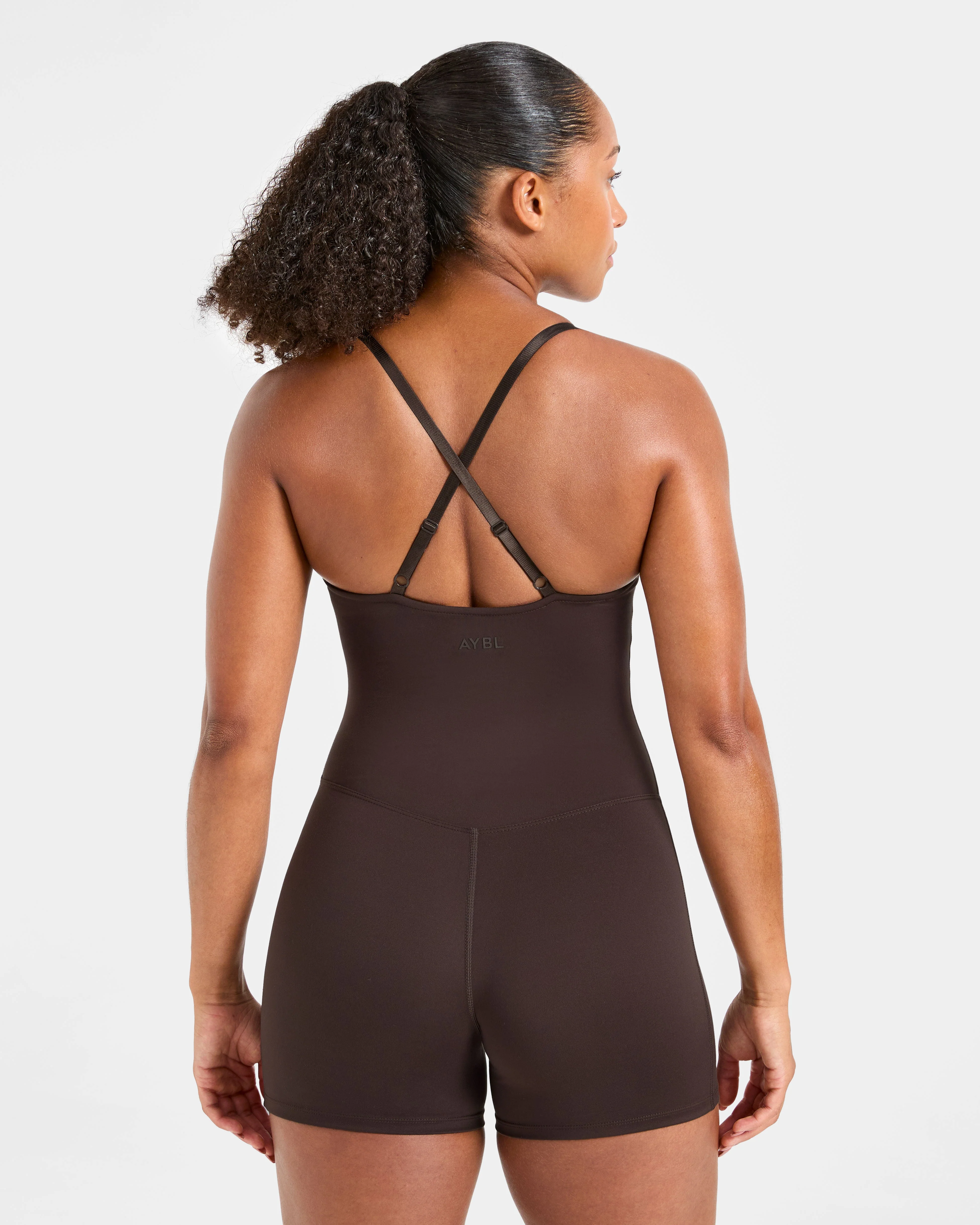 Staple Shorts All In One - Coffee Brown - Image 2