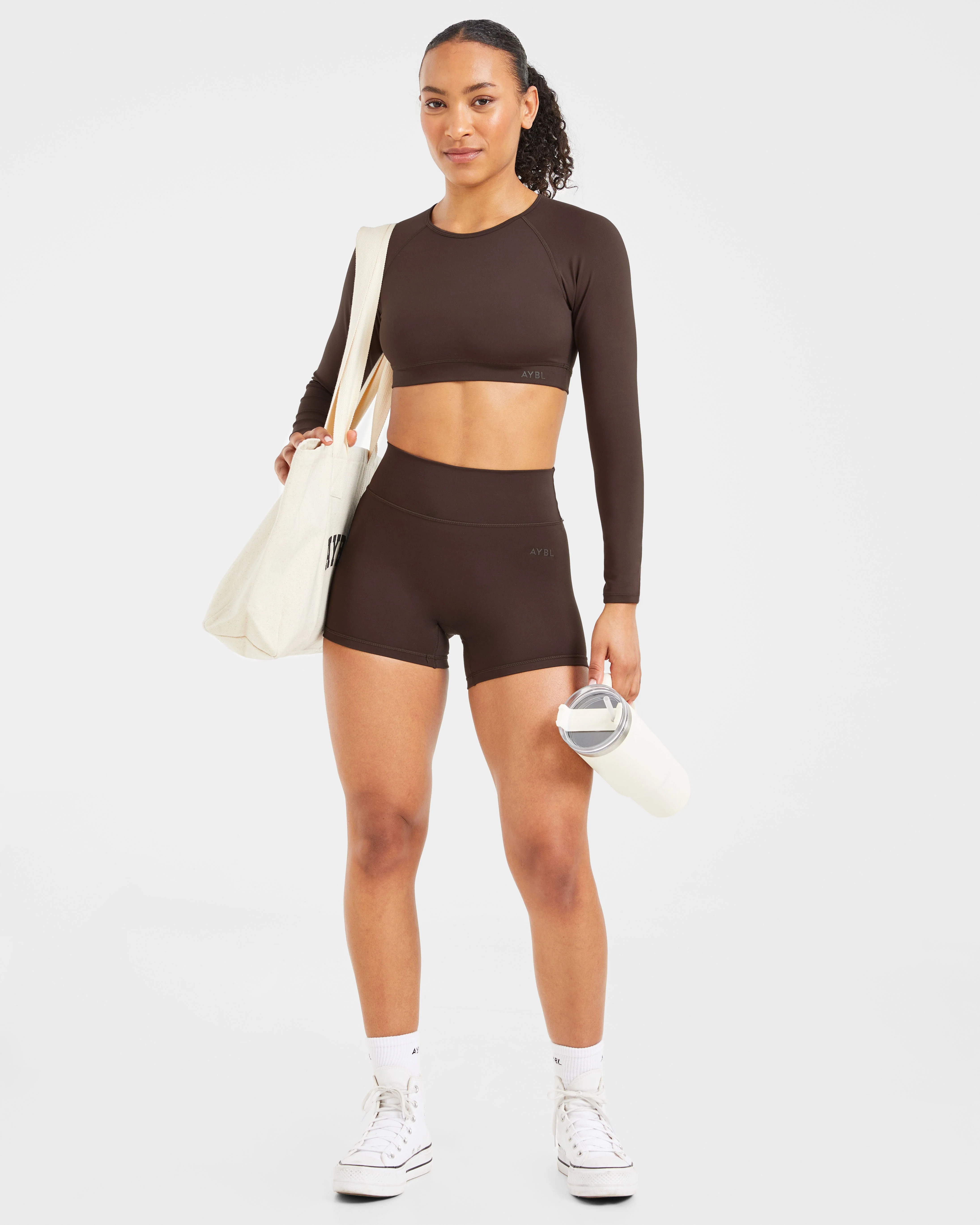 Staple Shorts - Coffee Brown - Image 7