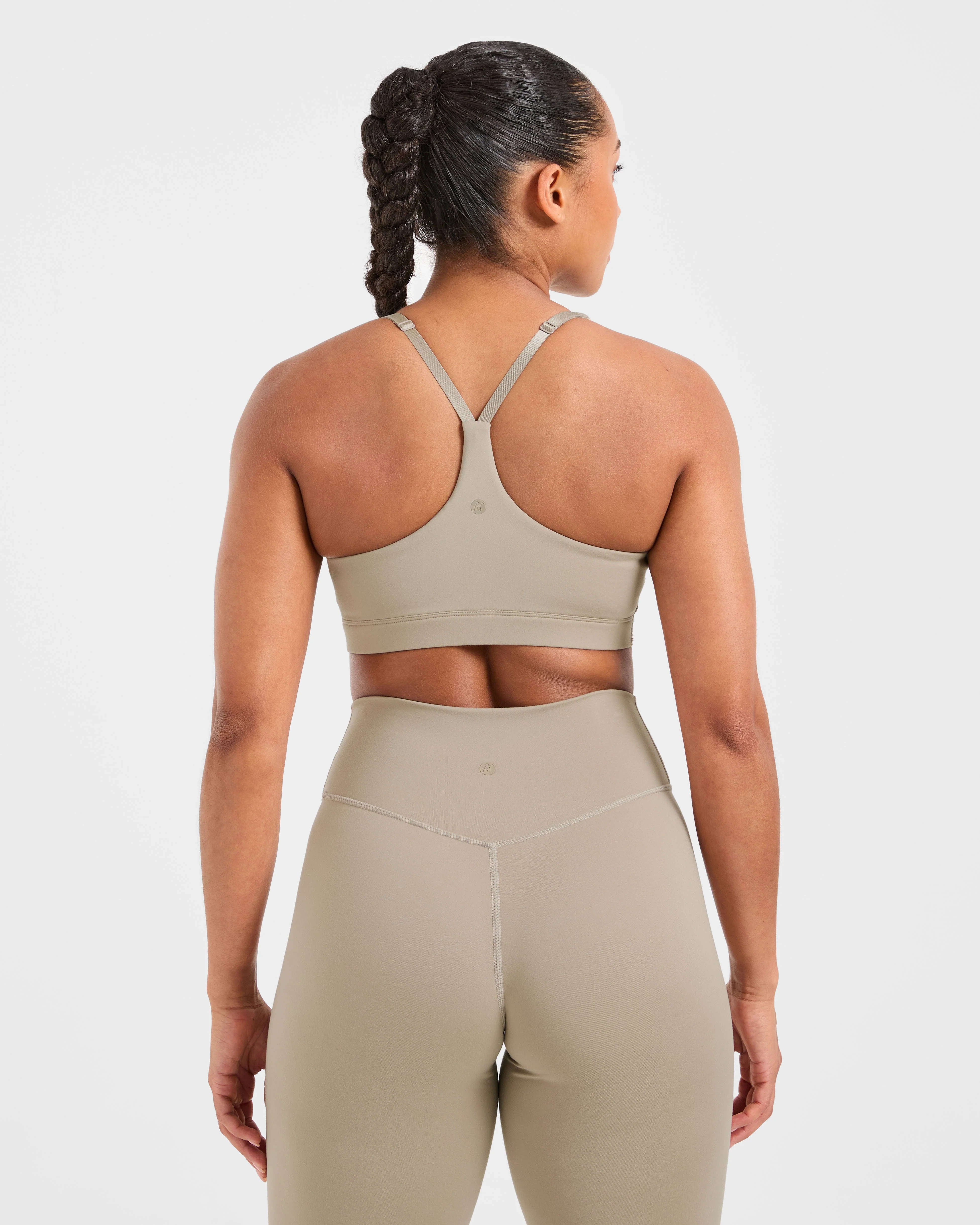 Staple Sports Bra - Muted Taupe - Image 2
