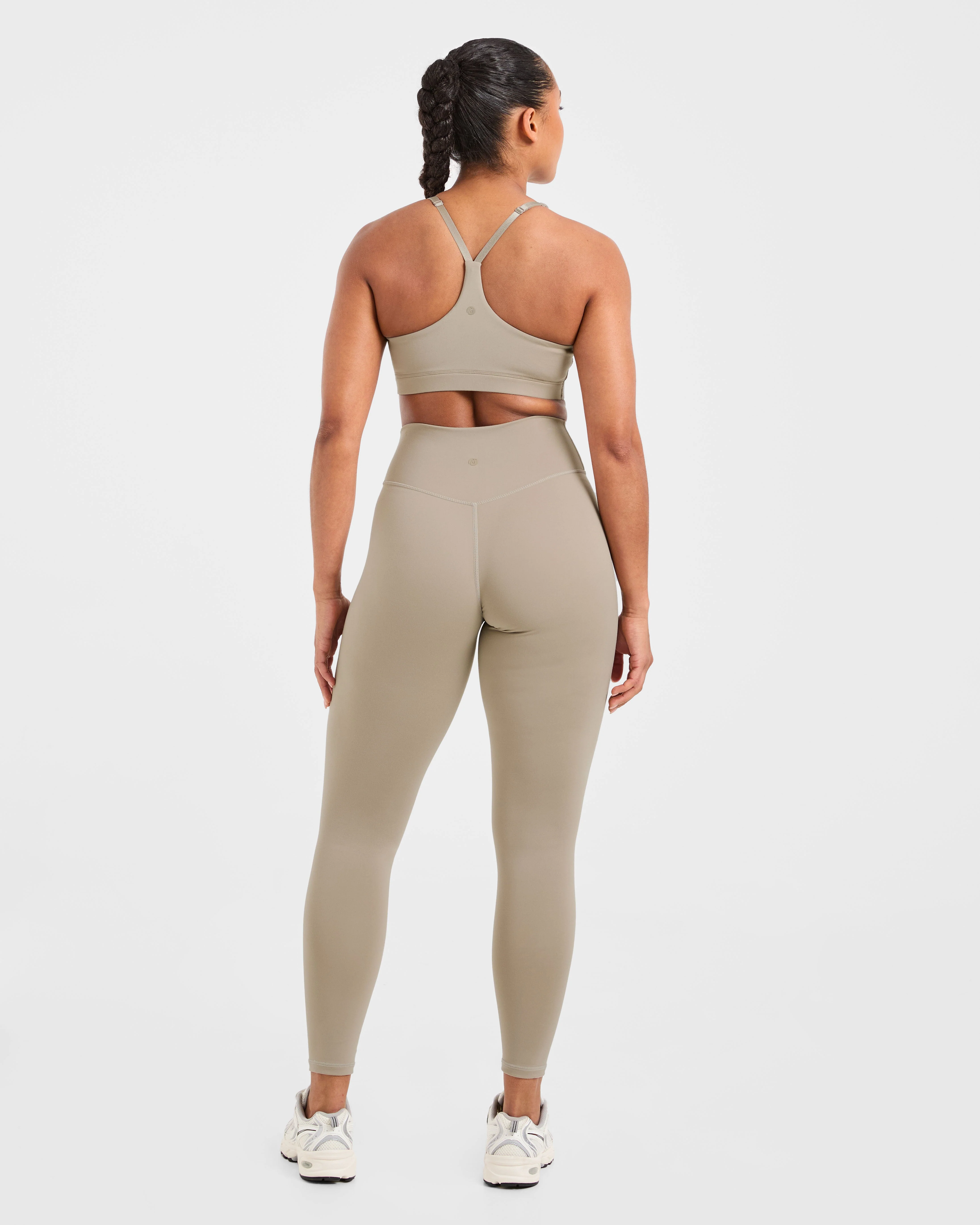 Staple Sports Bra - Muted Taupe - Image 4