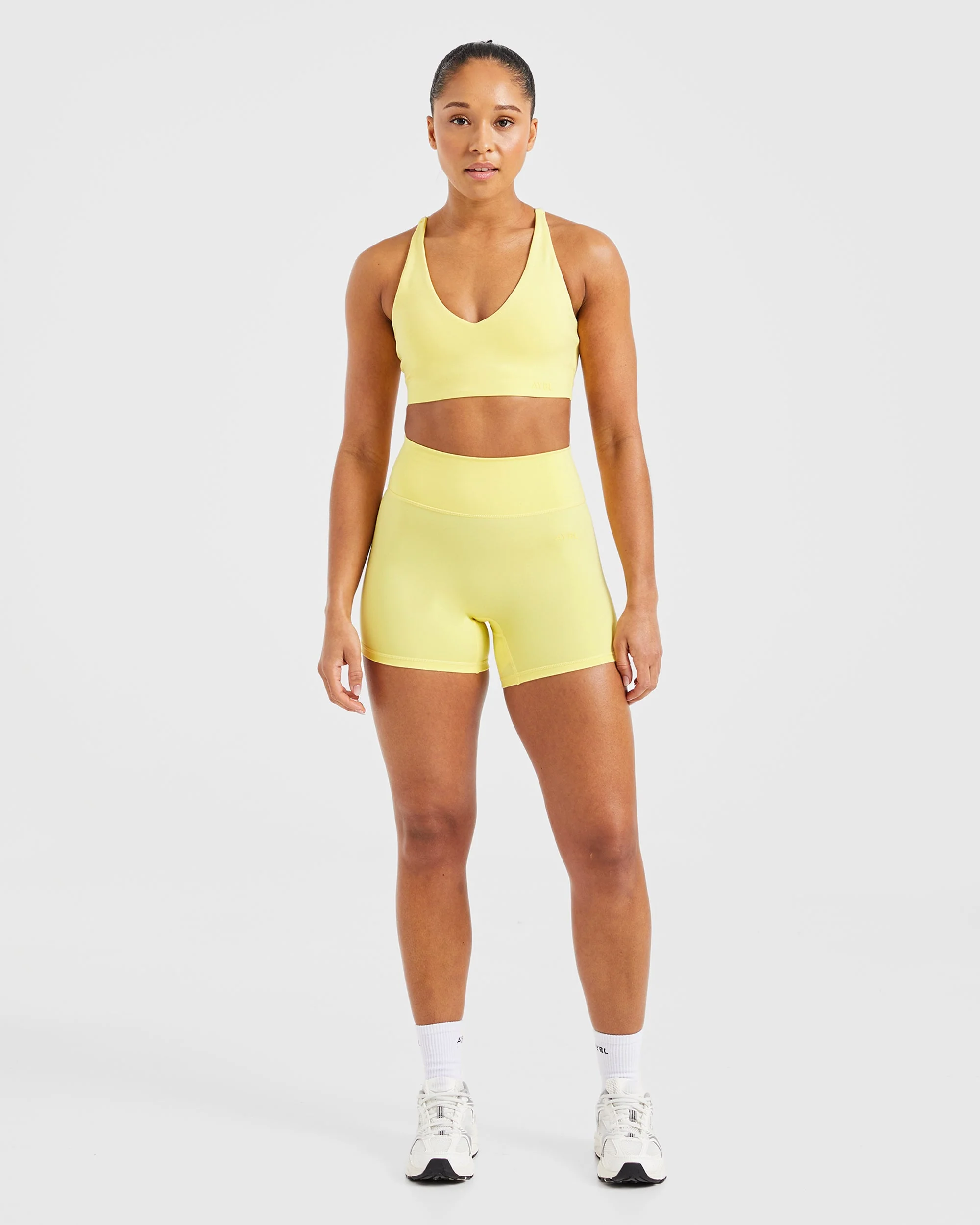 Staple Sports Bra - Pastel Lemon - Image 3
