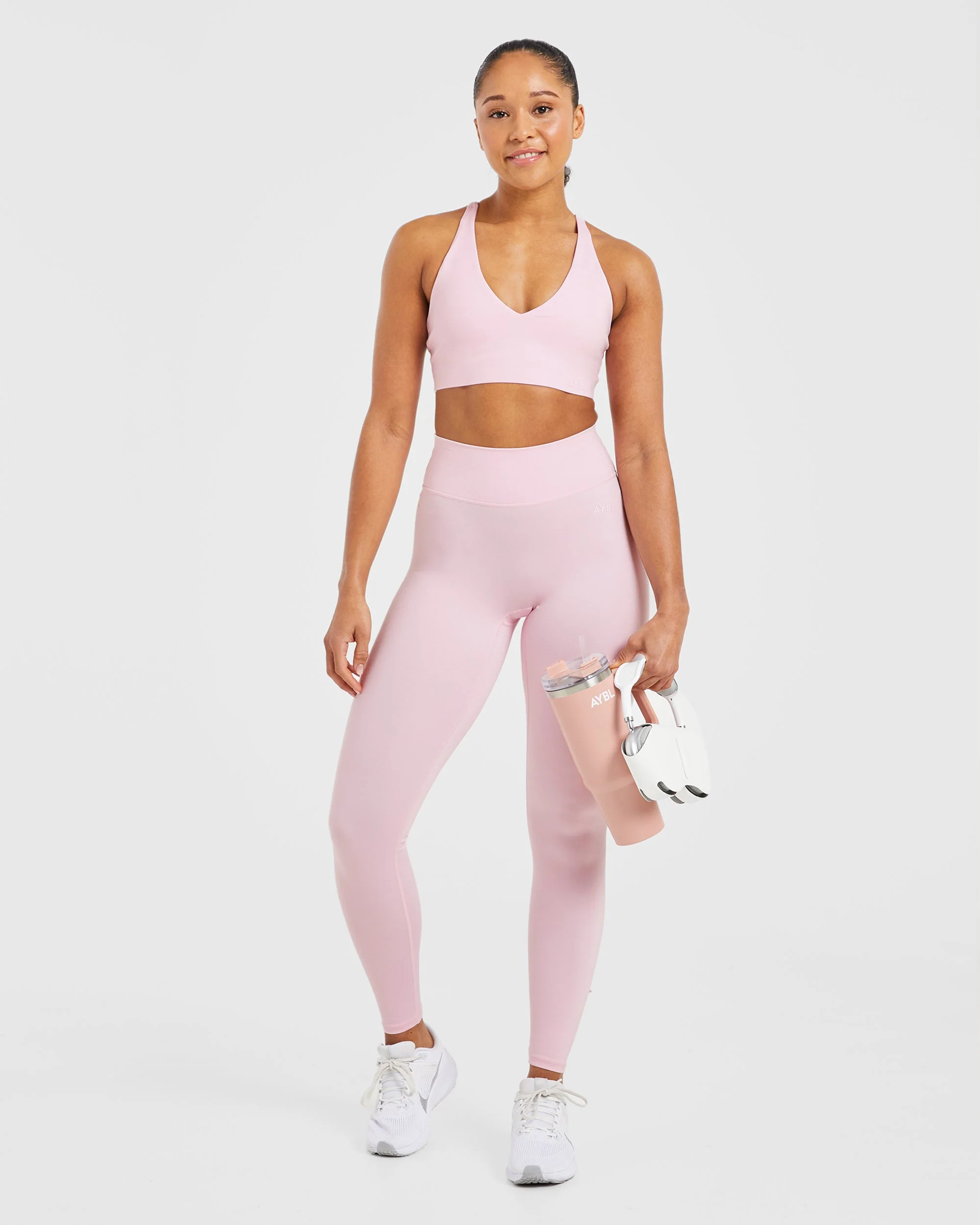 Staple Sports Bra - Pastel Pink - Image 7
