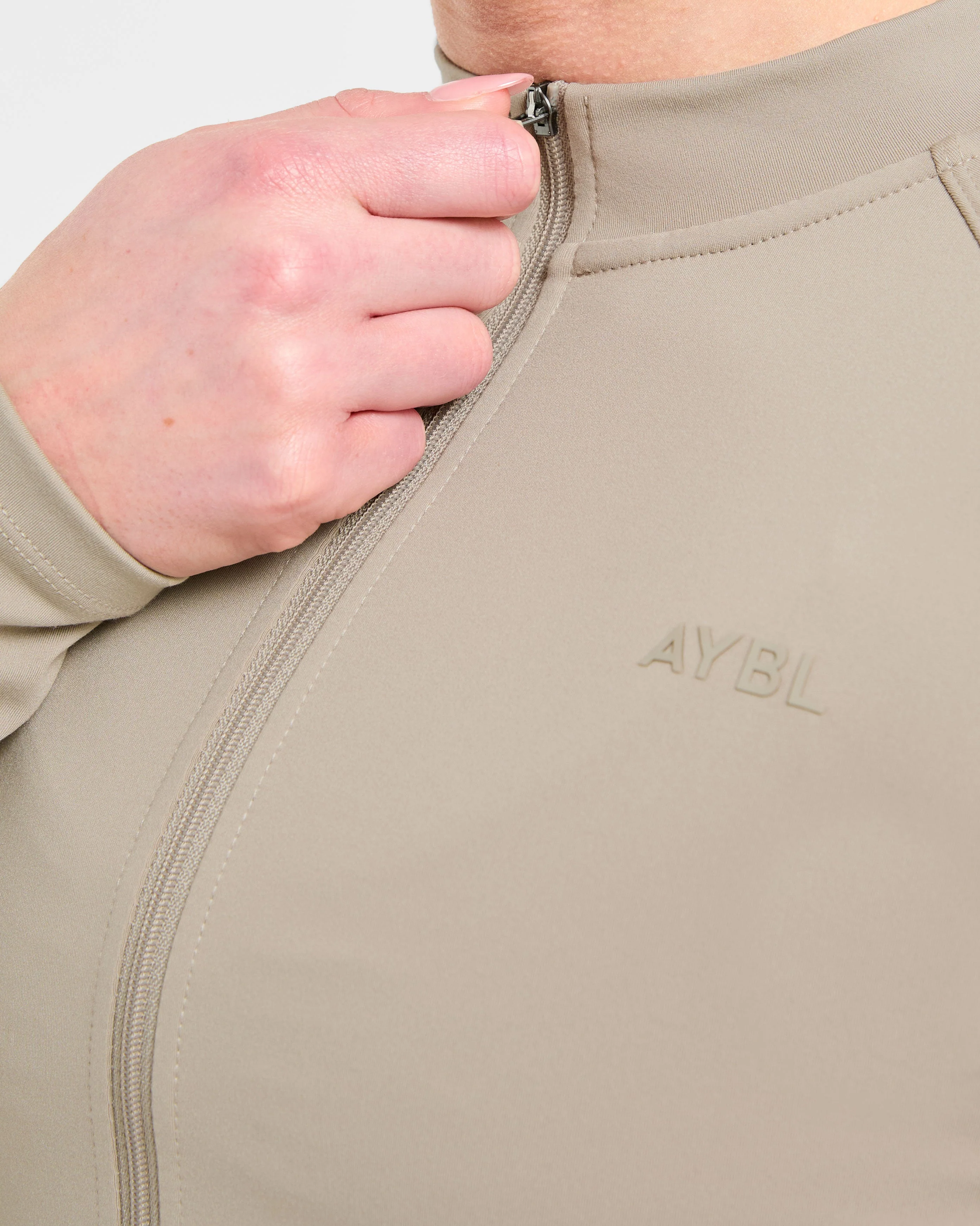 Staple Zip Jacket - Muted Taupe - Image 5