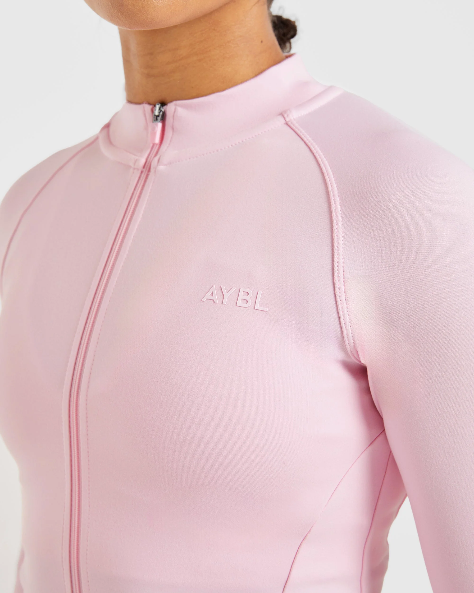 Staple Zip Jacket - Pastel Pink - Image 6