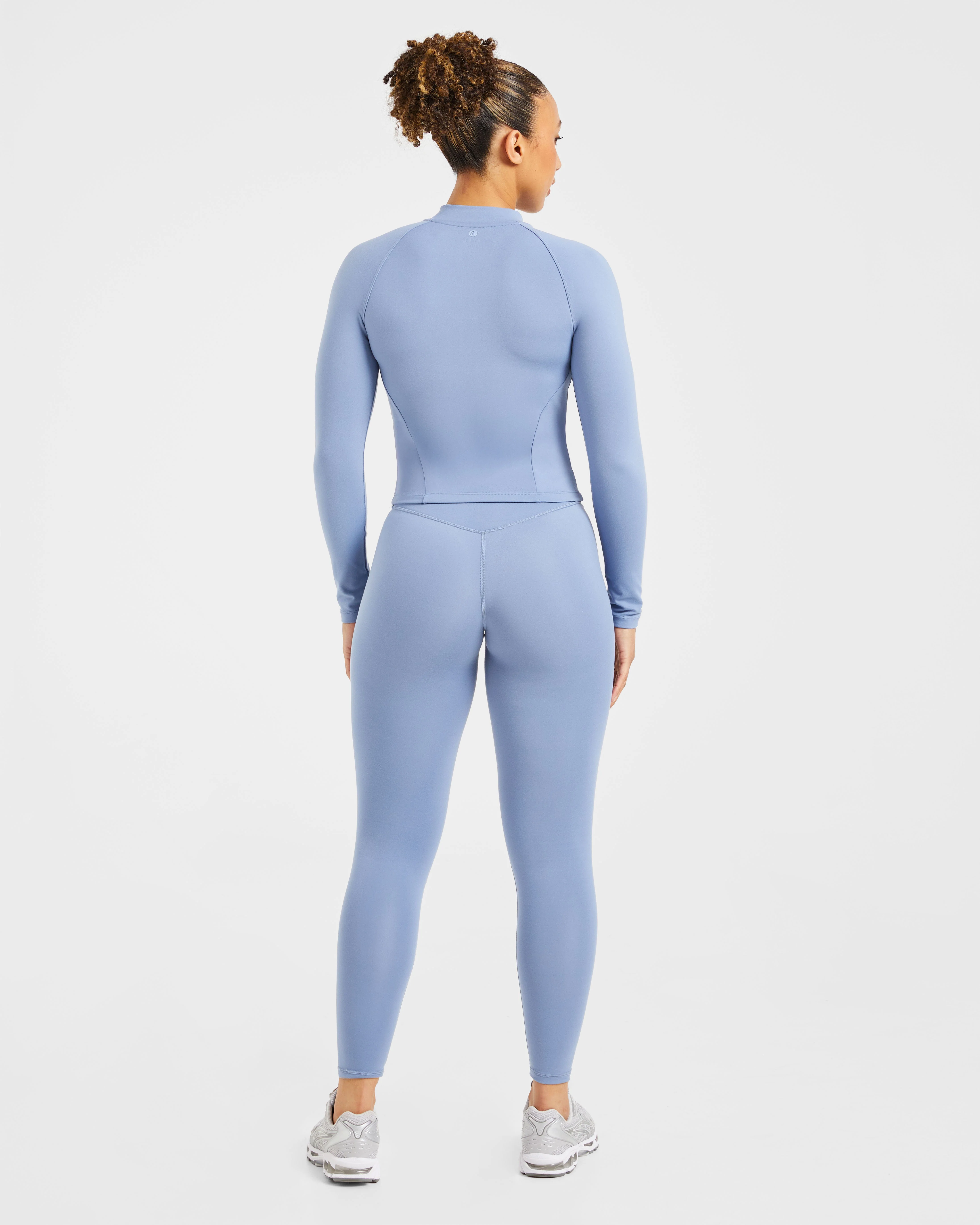 Staple Zip Jacket - Slate Blue - Image 4