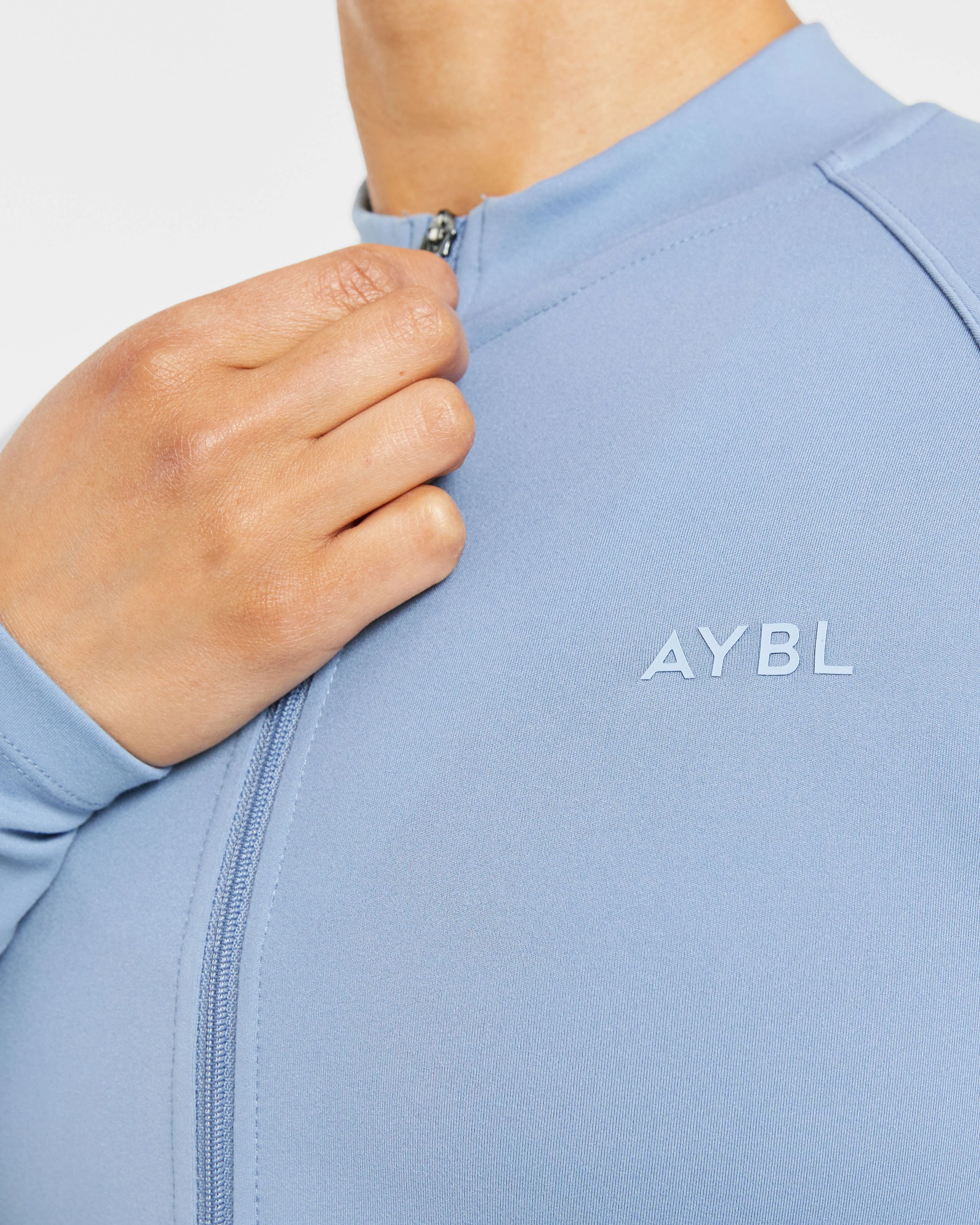 Staple Zip Jacket - Slate Blue - Image 5