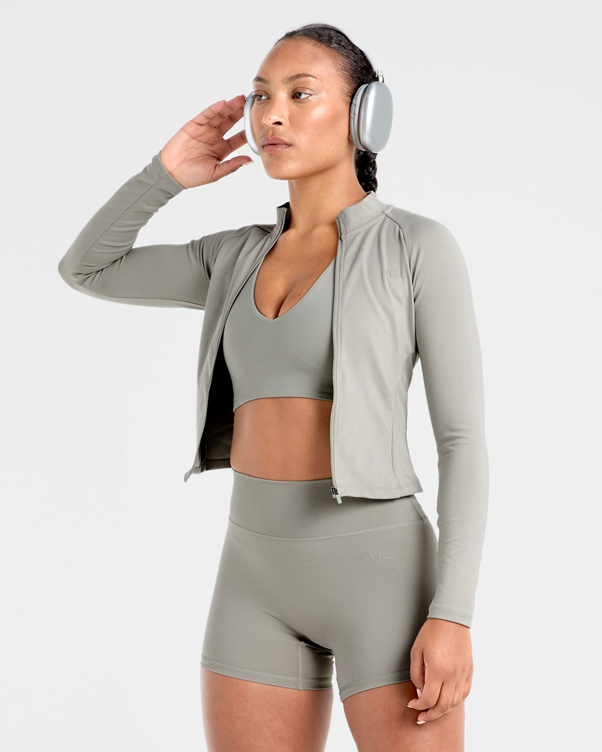 Staple Zip Jacket - Washed Olive - Image 7