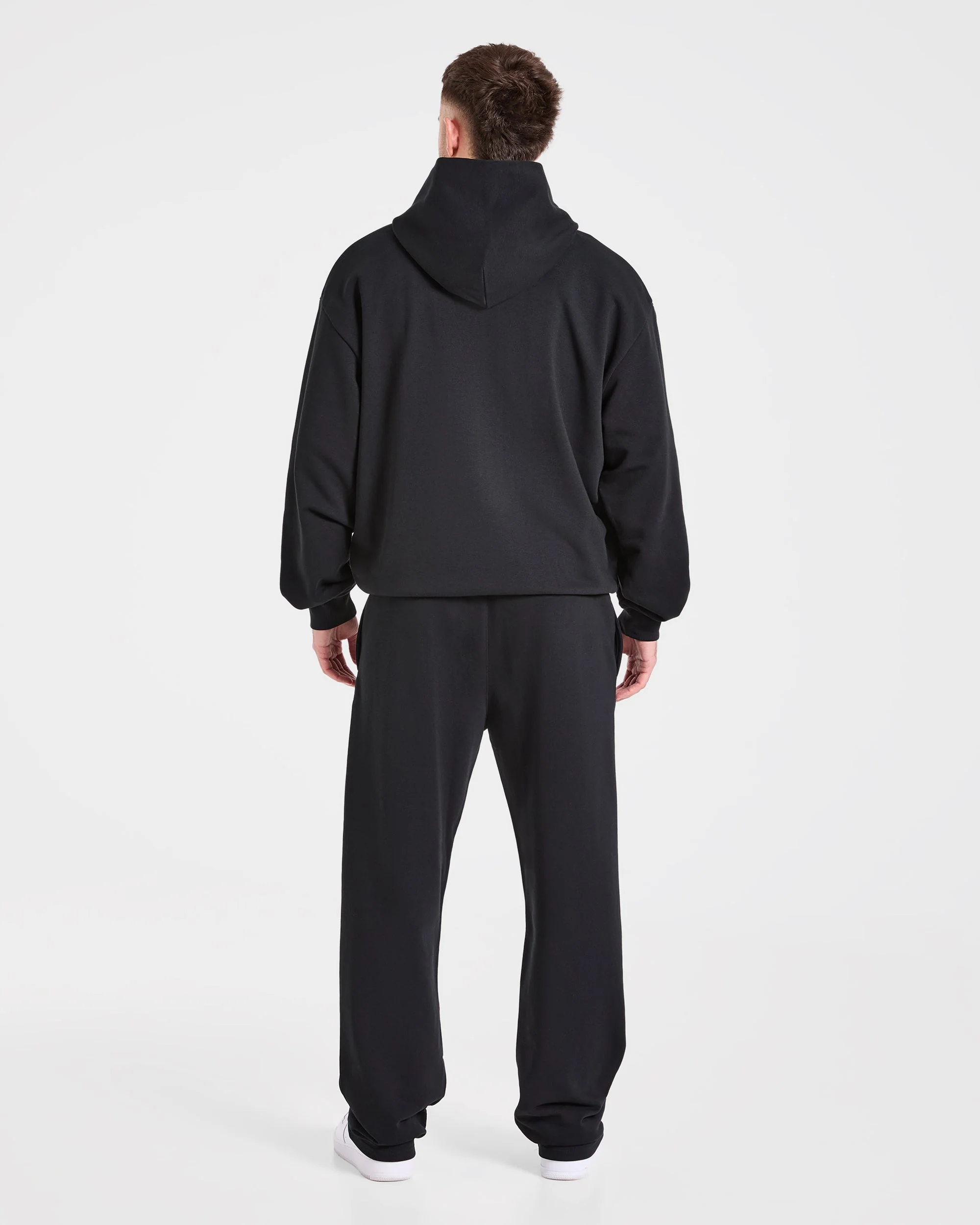 Strength Division Oversized Straight Leg Joggers - Black/Blue - Image 4