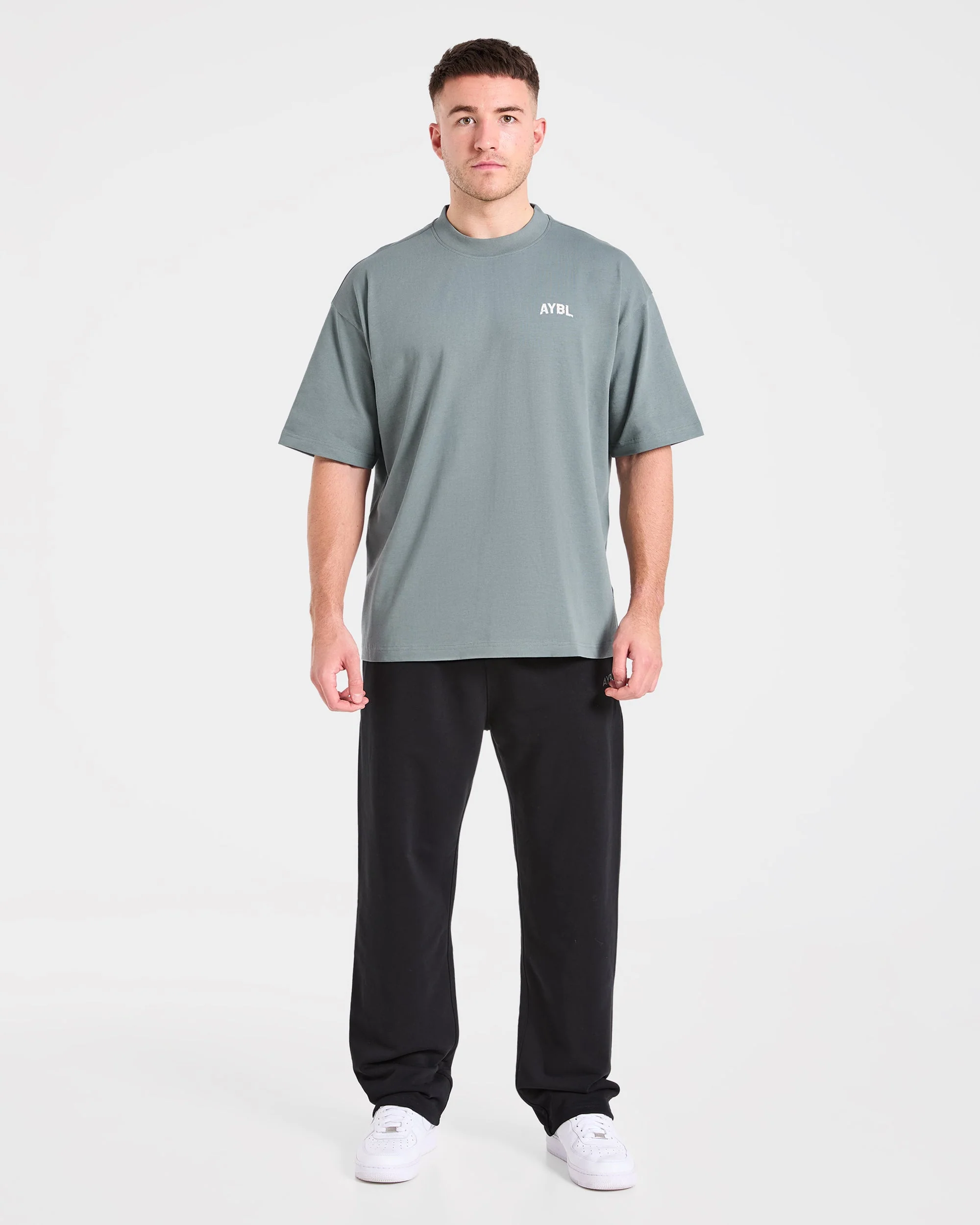 Strength Division Oversized T Shirt - Slate Sage - Image 3