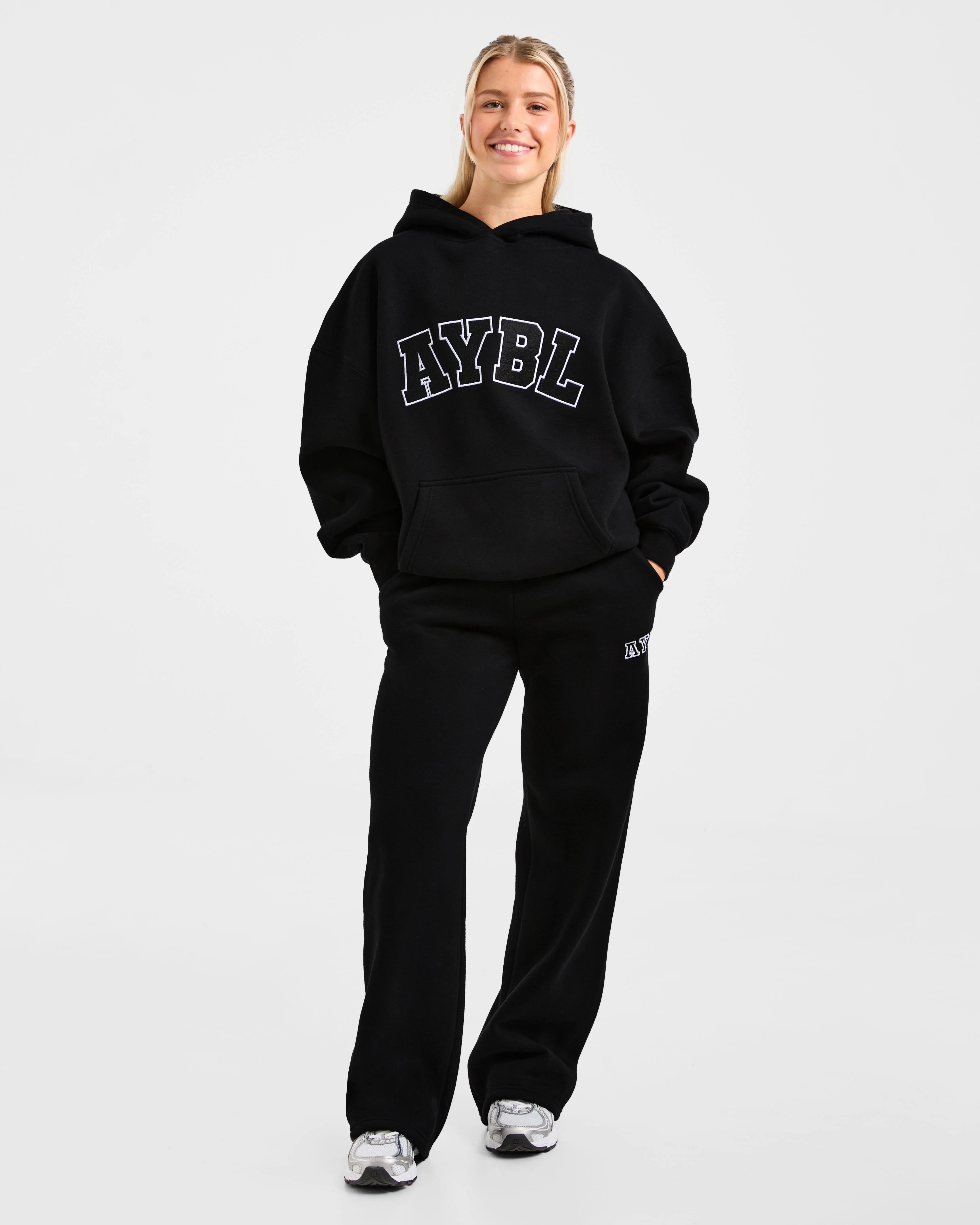 Varsity 2.0 Oversized Hoodie - Black - Image 3