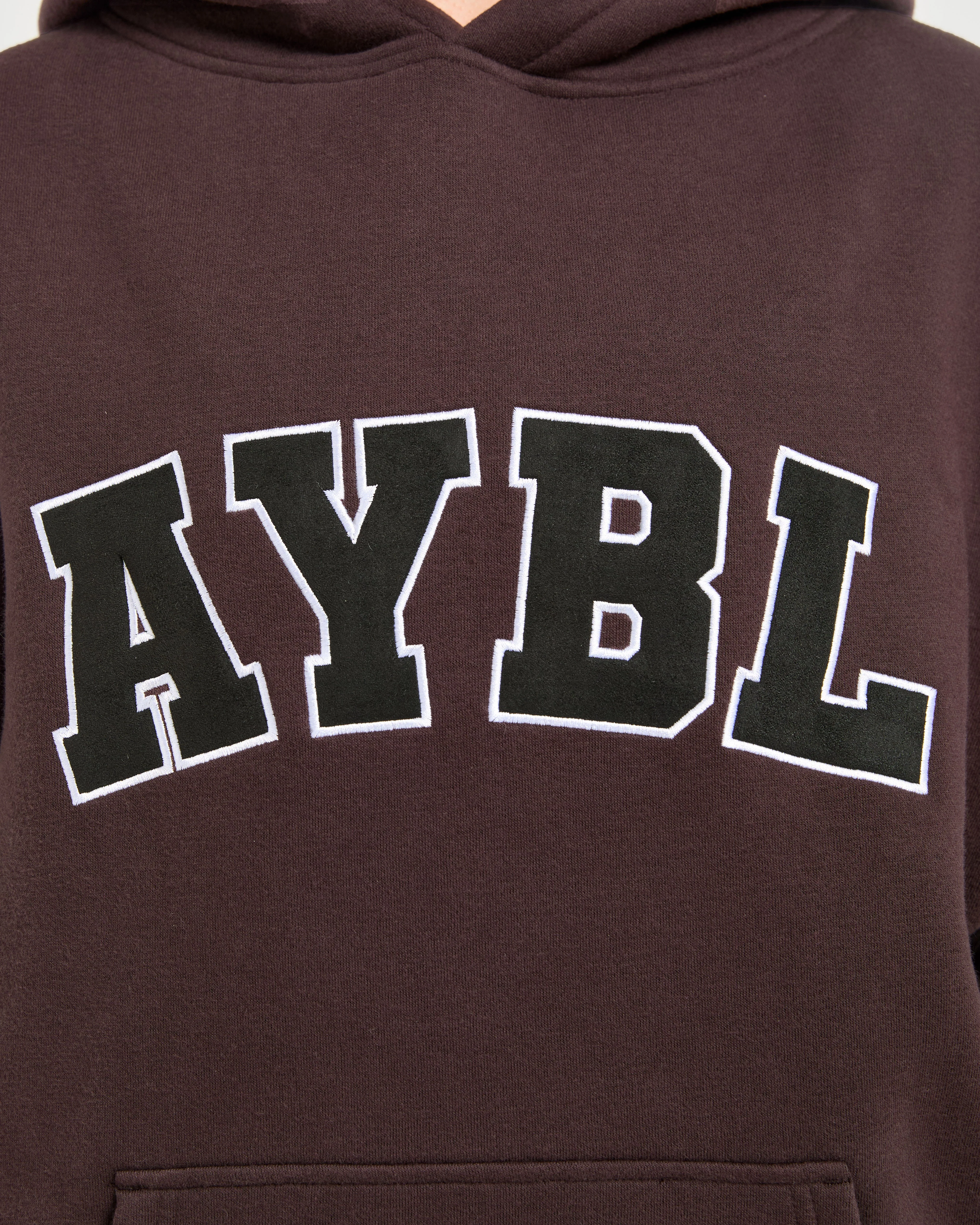 Varsity 2.0 Oversized Hoodie - Cocoa Brown - Image 5
