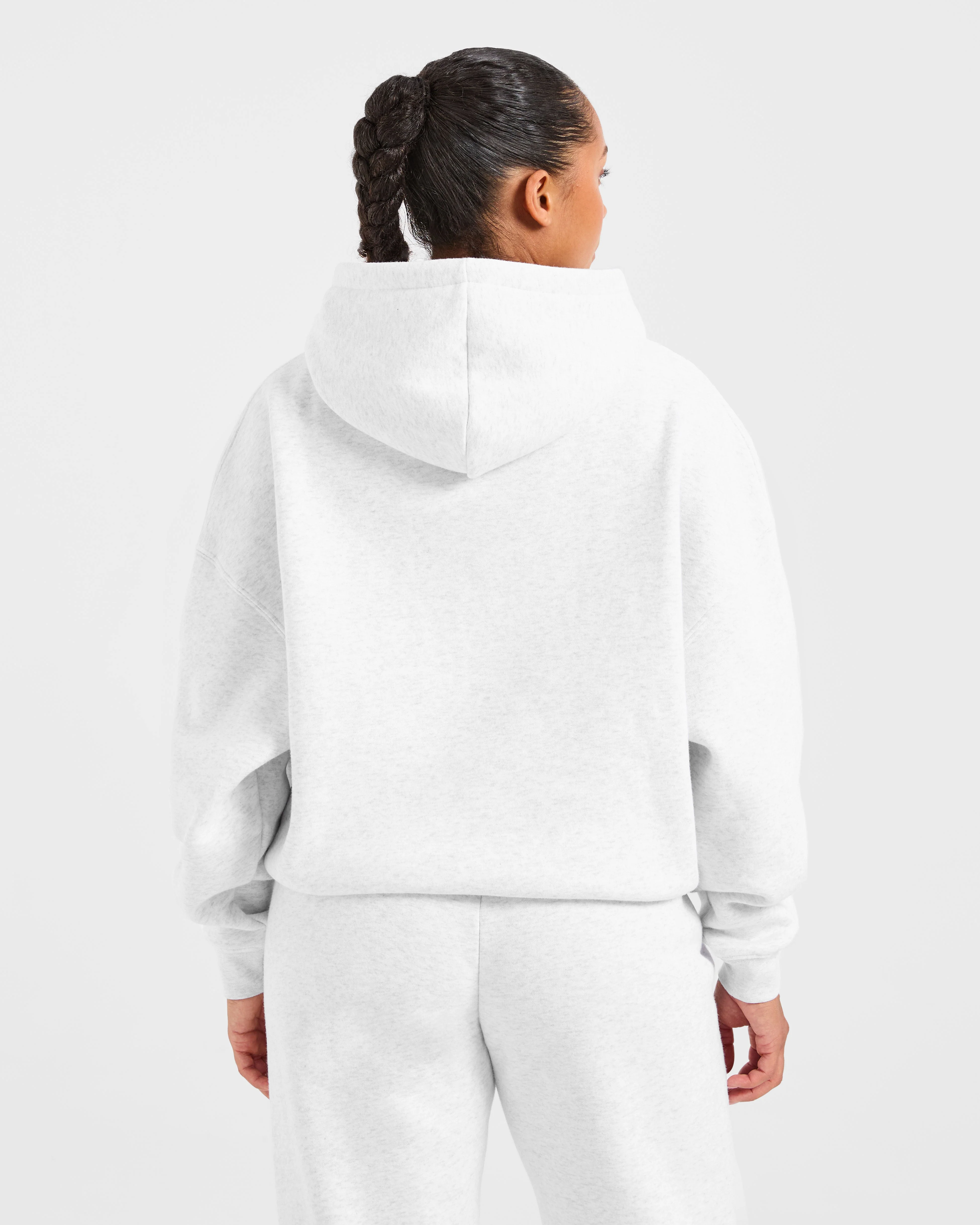 Varsity 2.0 Oversized Hoodie - Heather Grey - Image 2