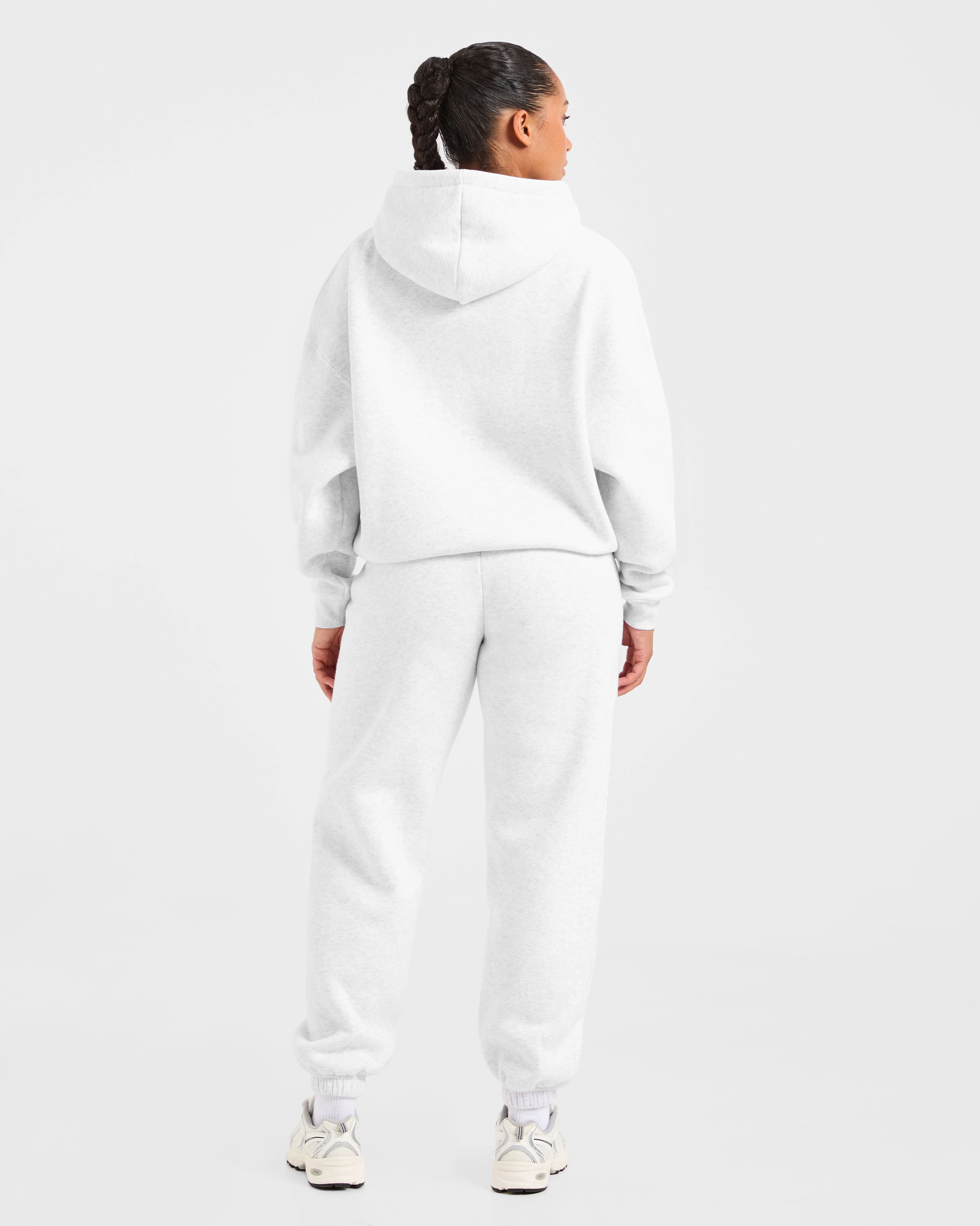 Varsity 2.0 Oversized Hoodie - Heather Grey - Image 4