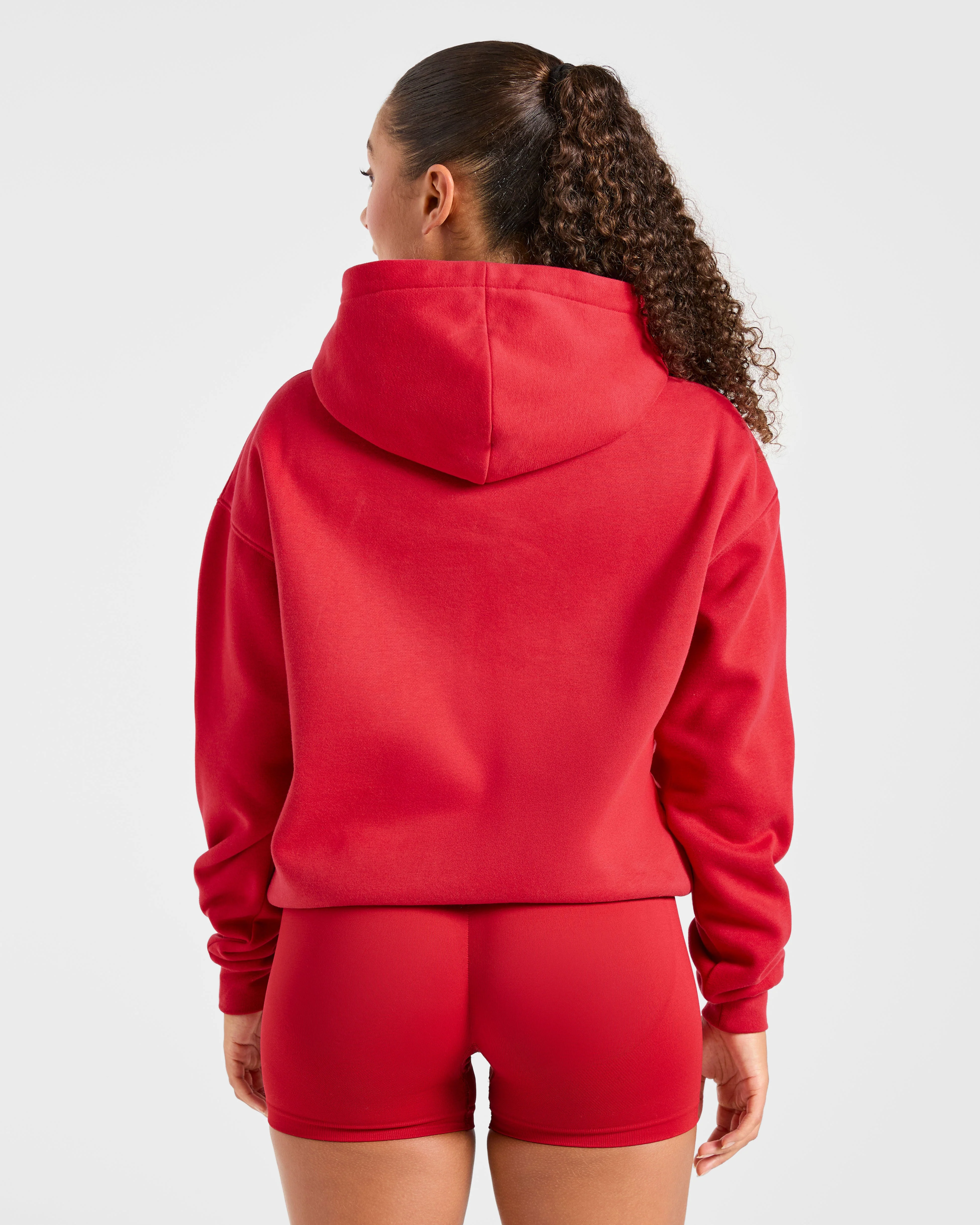 Varsity 2.0 Oversized Hoodie - Red - Image 2