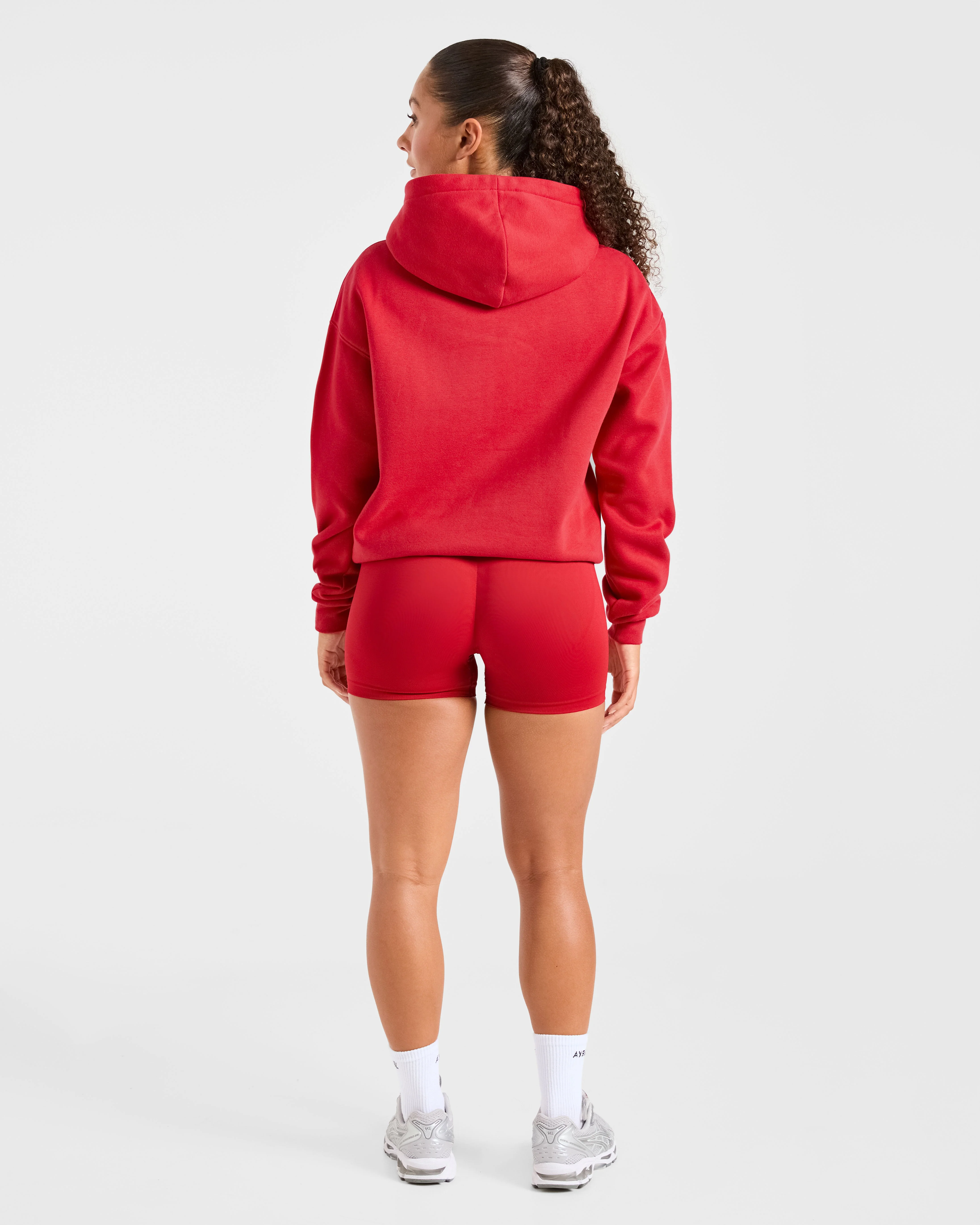 Varsity 2.0 Oversized Hoodie - Red - Image 4