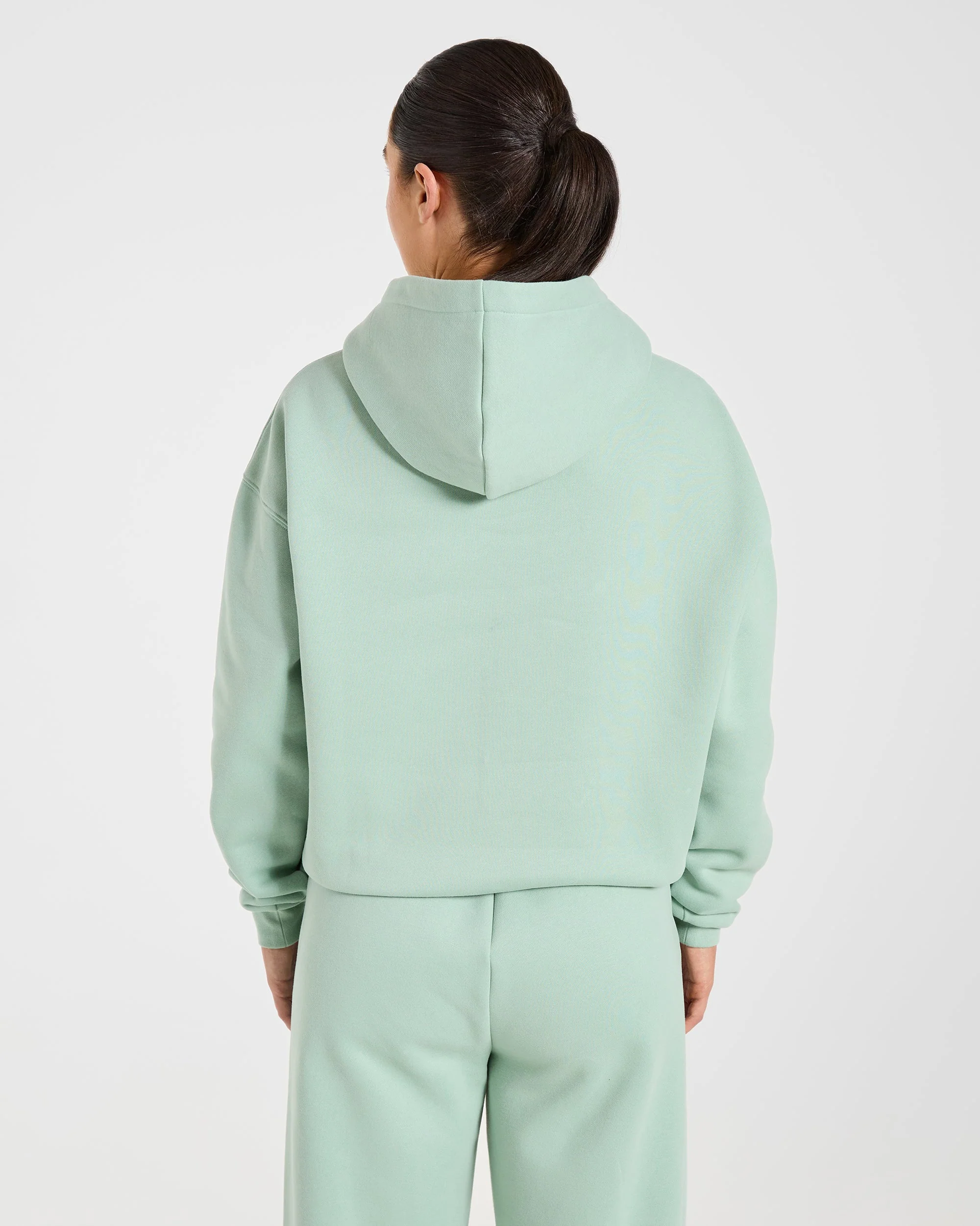 Varsity 2.0 Oversized Hoodie - Sage Green - Image 2
