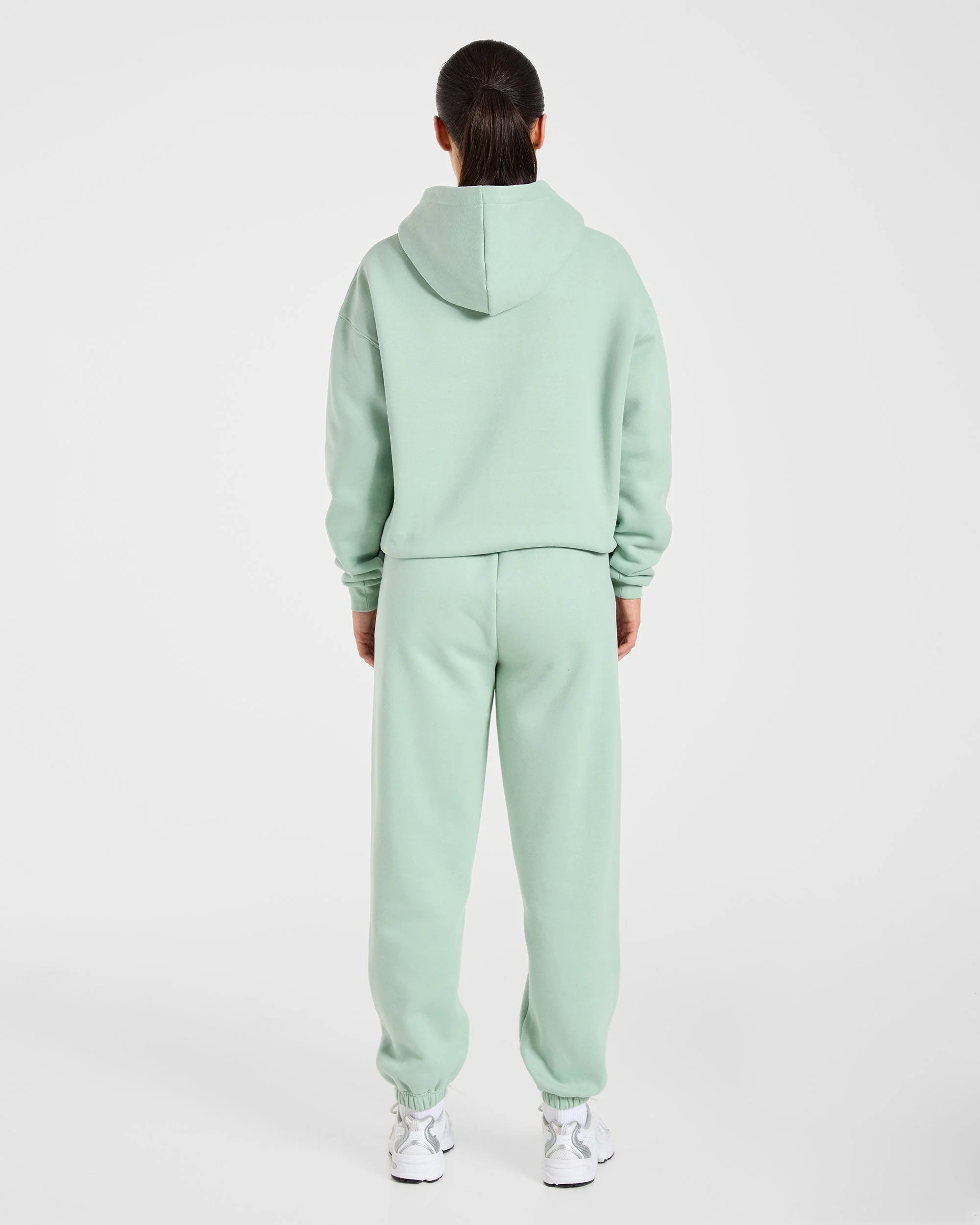Varsity 2.0 Oversized Hoodie - Sage Green - Image 4