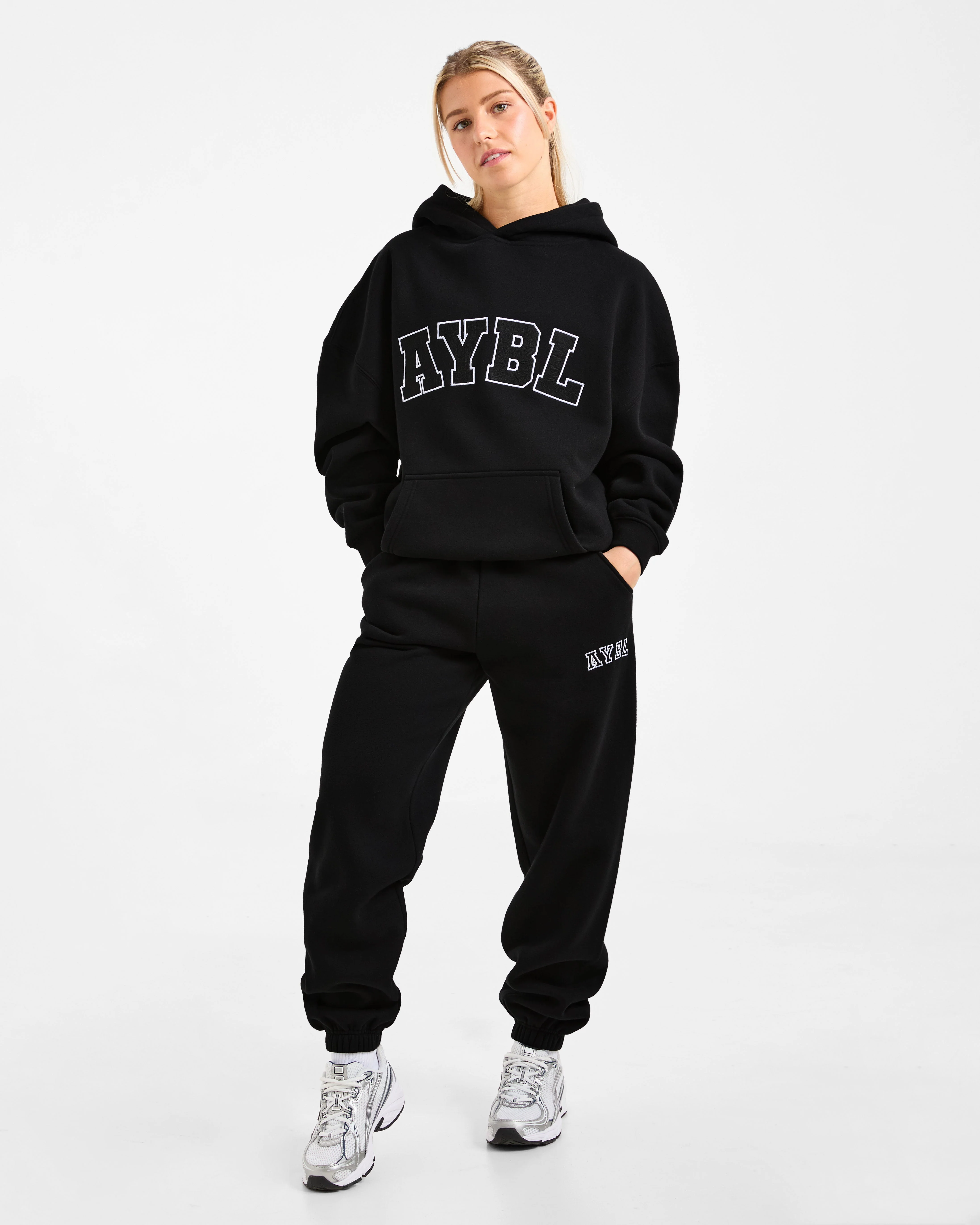 Varsity 2.0 Oversized Joggers - Black - Image 3